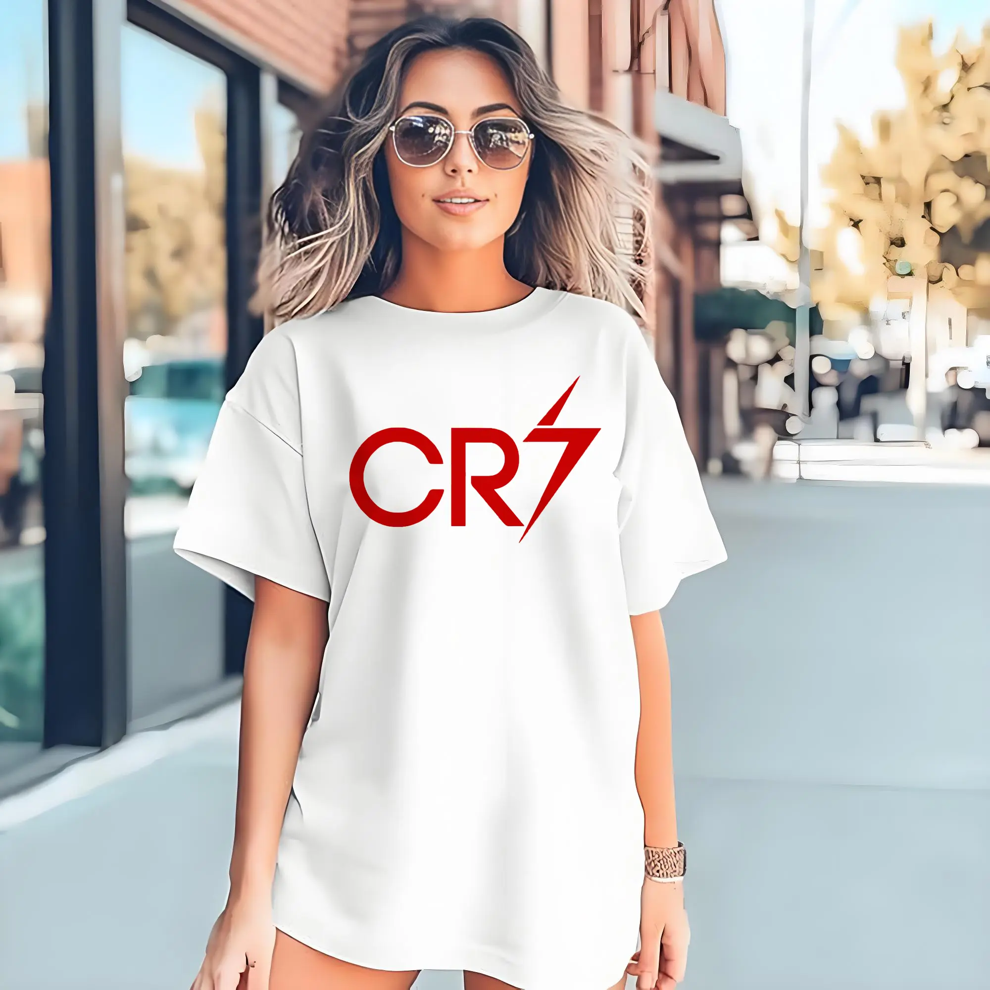 CR7 Cristiano Ronaldo Signature Logo DIY Shirt
