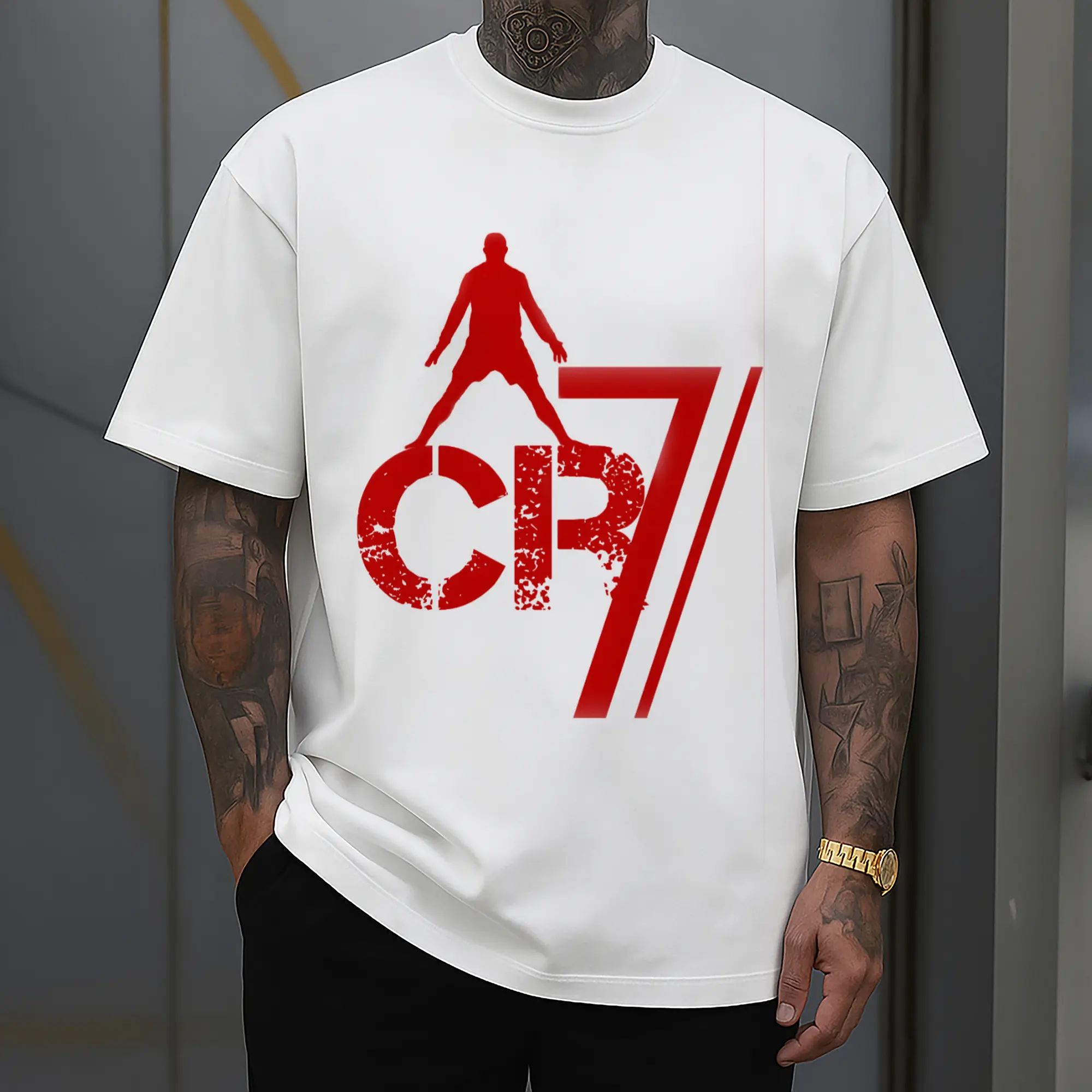 CR7 Cristiano Ronaldo Retro Style DIY Shirt