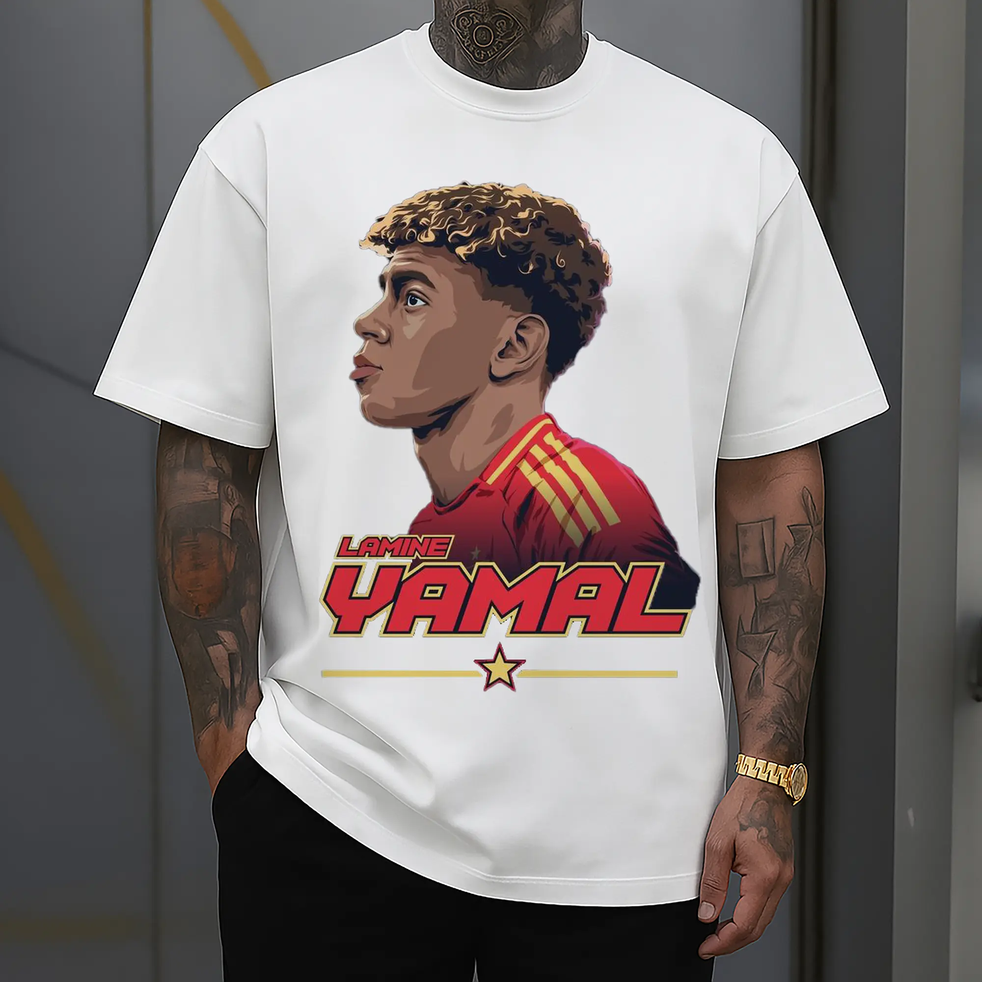 Lamine Yamal Spain National Team Soccer Art DIY