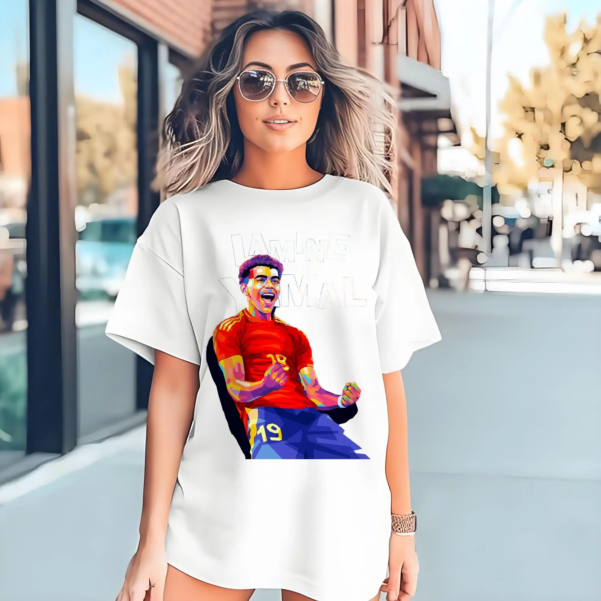 Lamine Yamal Spain National Team Pop Art DIY Shirt