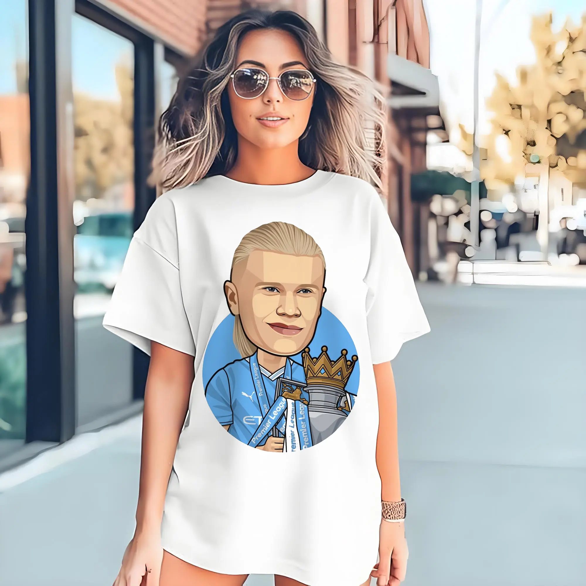 Erling Haaland Cartoon DIY Shirt