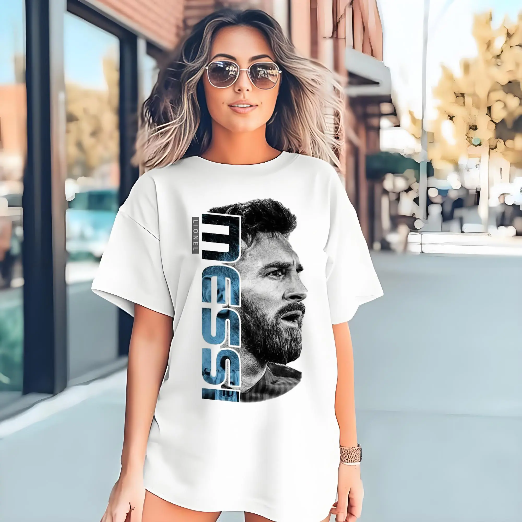 Lionel Messi Artistic Portrait DIY Shirt