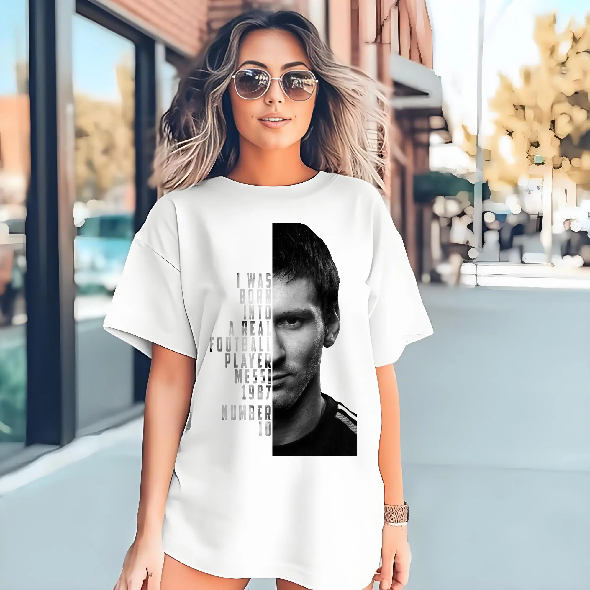 Lionel Messi “Born into Football” Inspirational DIY Shirt