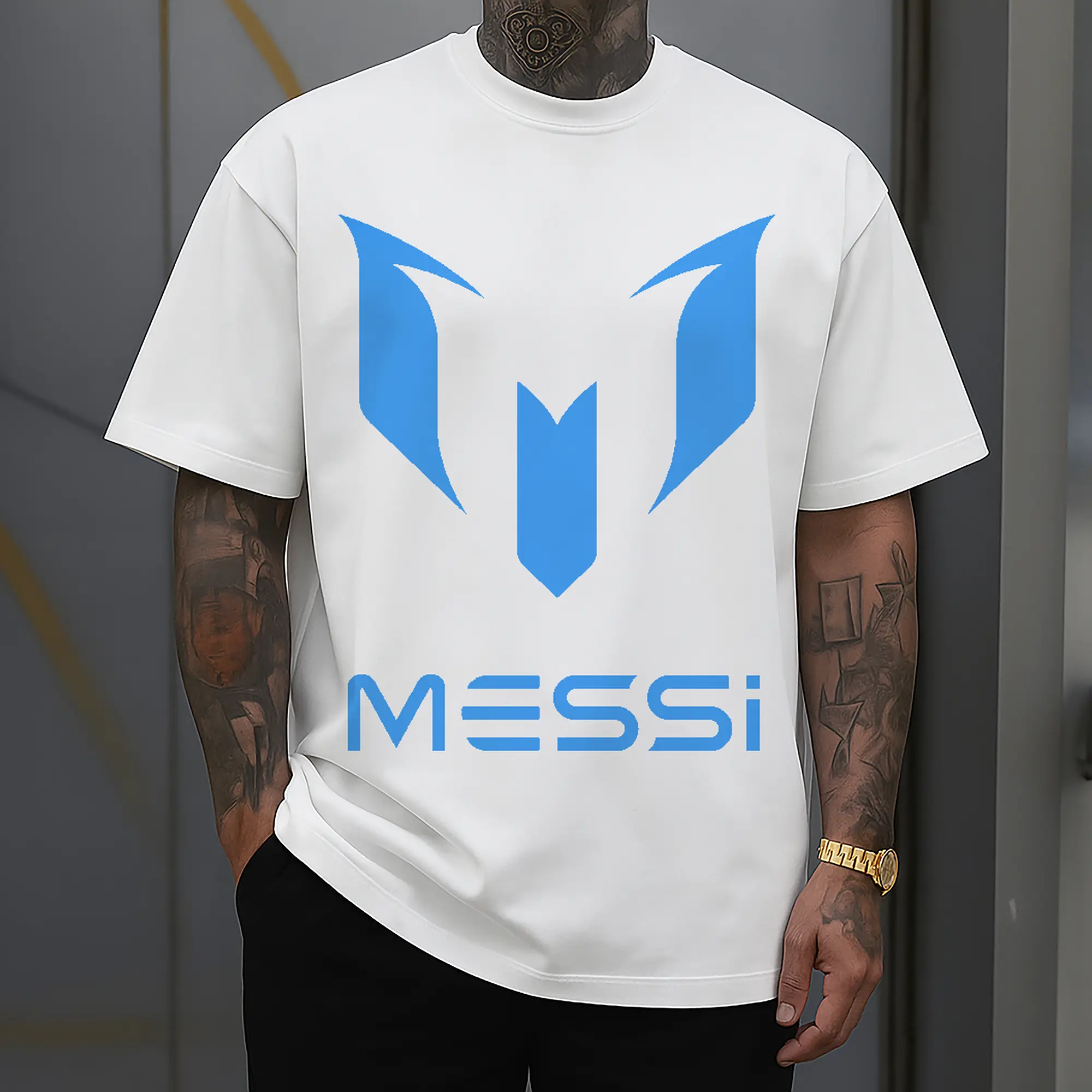 Lionel Messi Minimalist Logo DIY