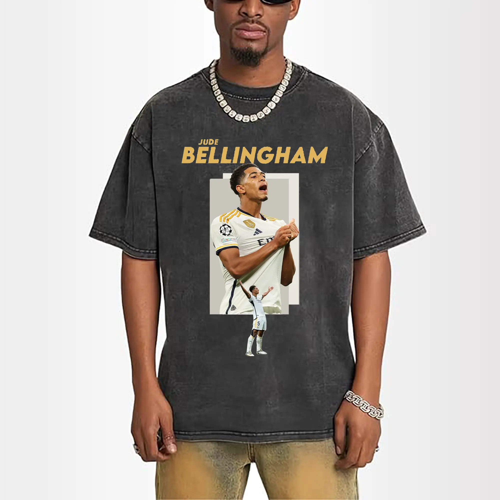 Jude Bellingham Real Madrid Soccer Celebration DIY Shirt