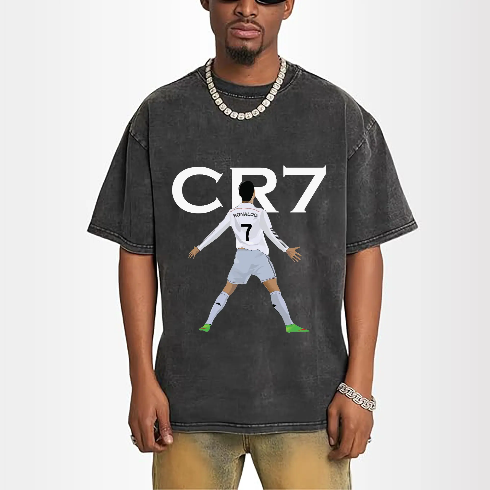 Cristiano Ronaldo CR7 Real Madrid Celebration DIY Shirt