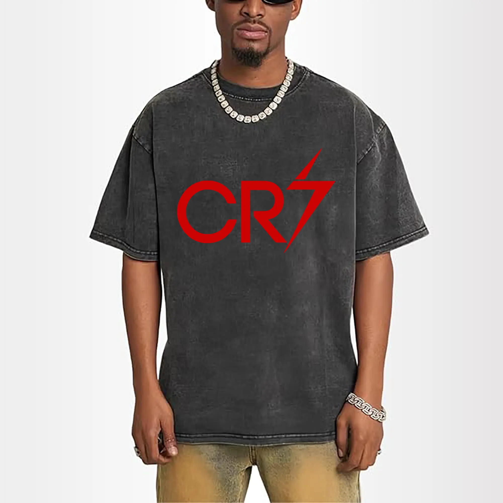 CR7 Cristiano Ronaldo Signature Logo DIY Shirt