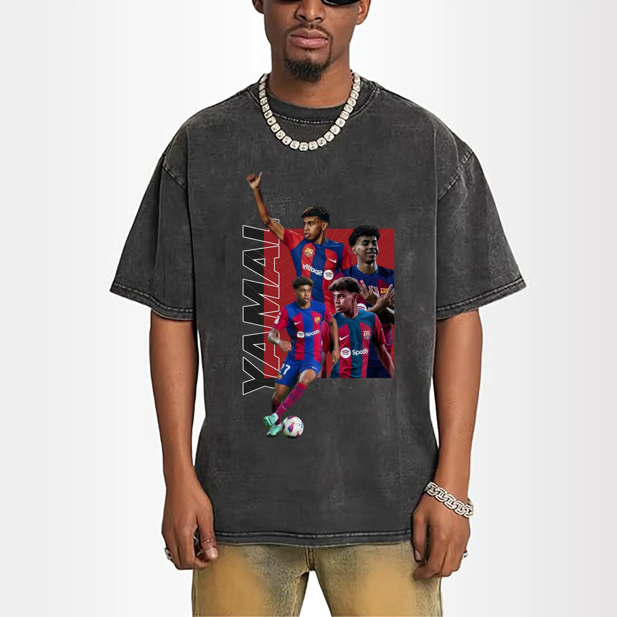 Lamine Yamal Barcelona Rising Star DIY Shirt