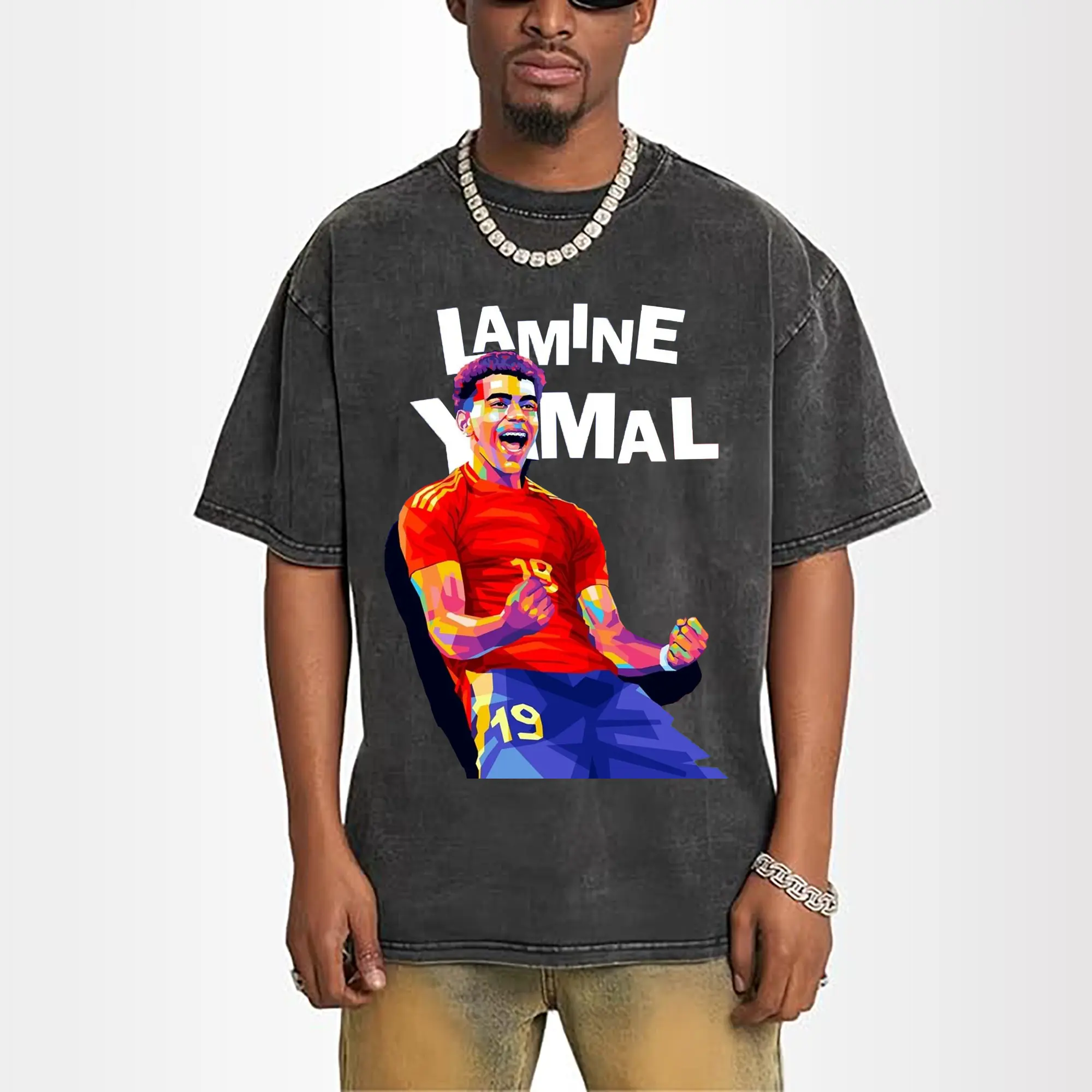 Lamine Yamal Spain National Team Pop Art DIY Shirt