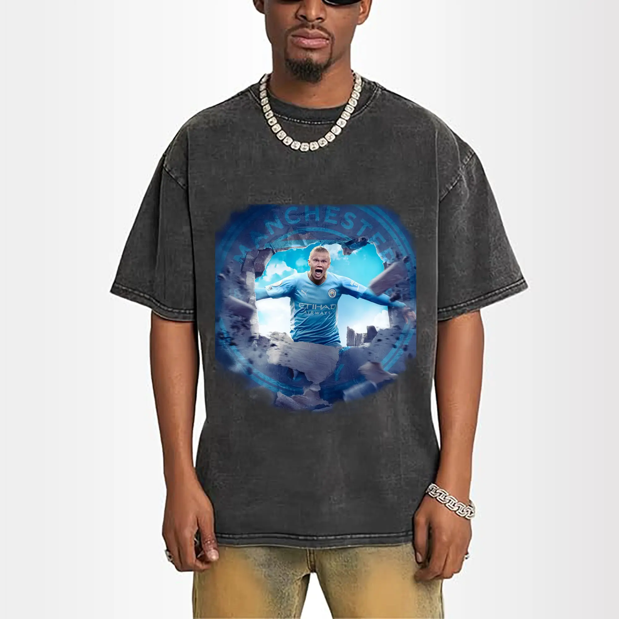 Erling Haaland Manchester City Breakthrough DIY Shirt