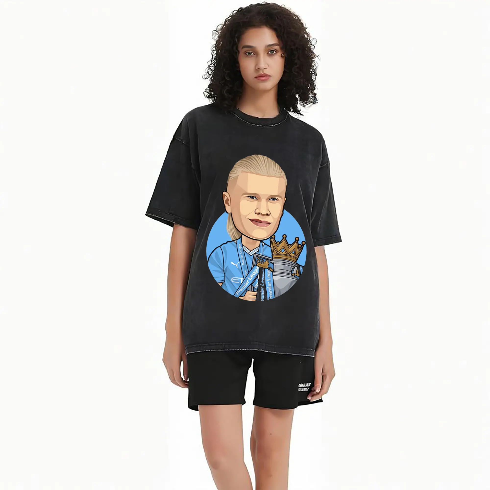 Erling Haaland Cartoon DIY Shirt