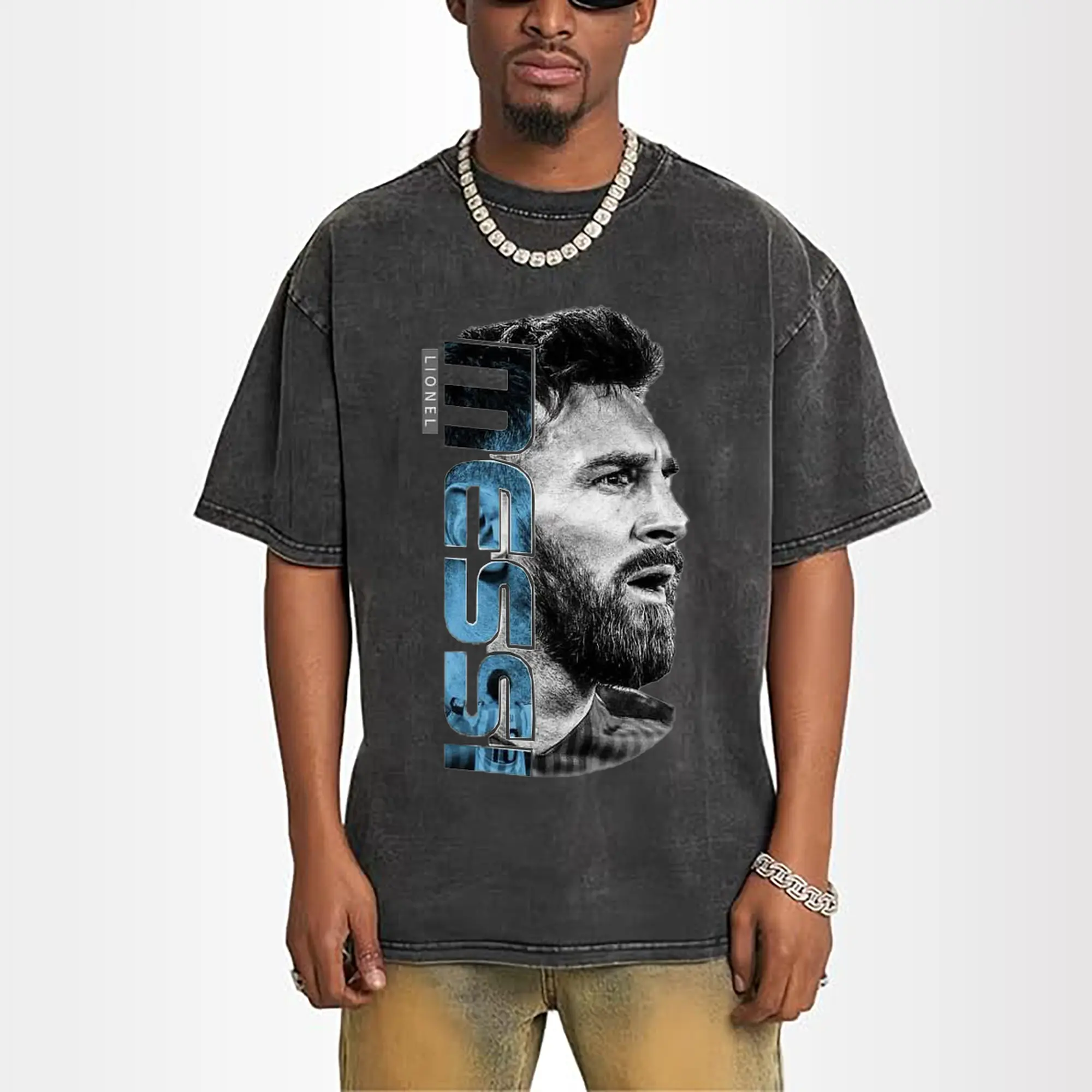 Lionel Messi Artistic Portrait DIY Shirt
