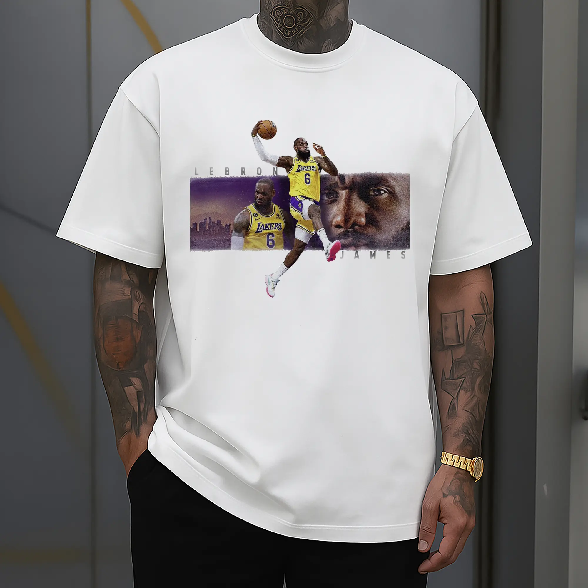 LeBron James slam dunk Shirt