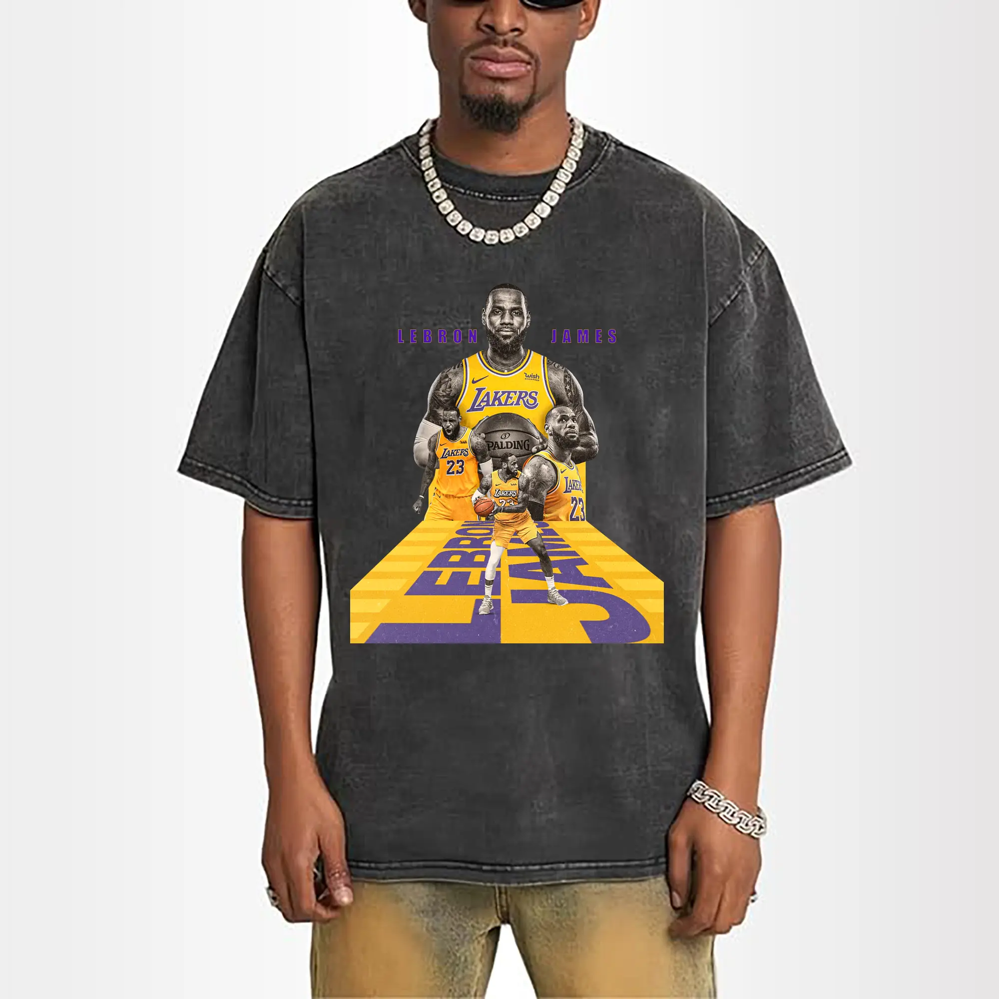 LeBron James #23 Lakers Shirt                    rs Tunnel