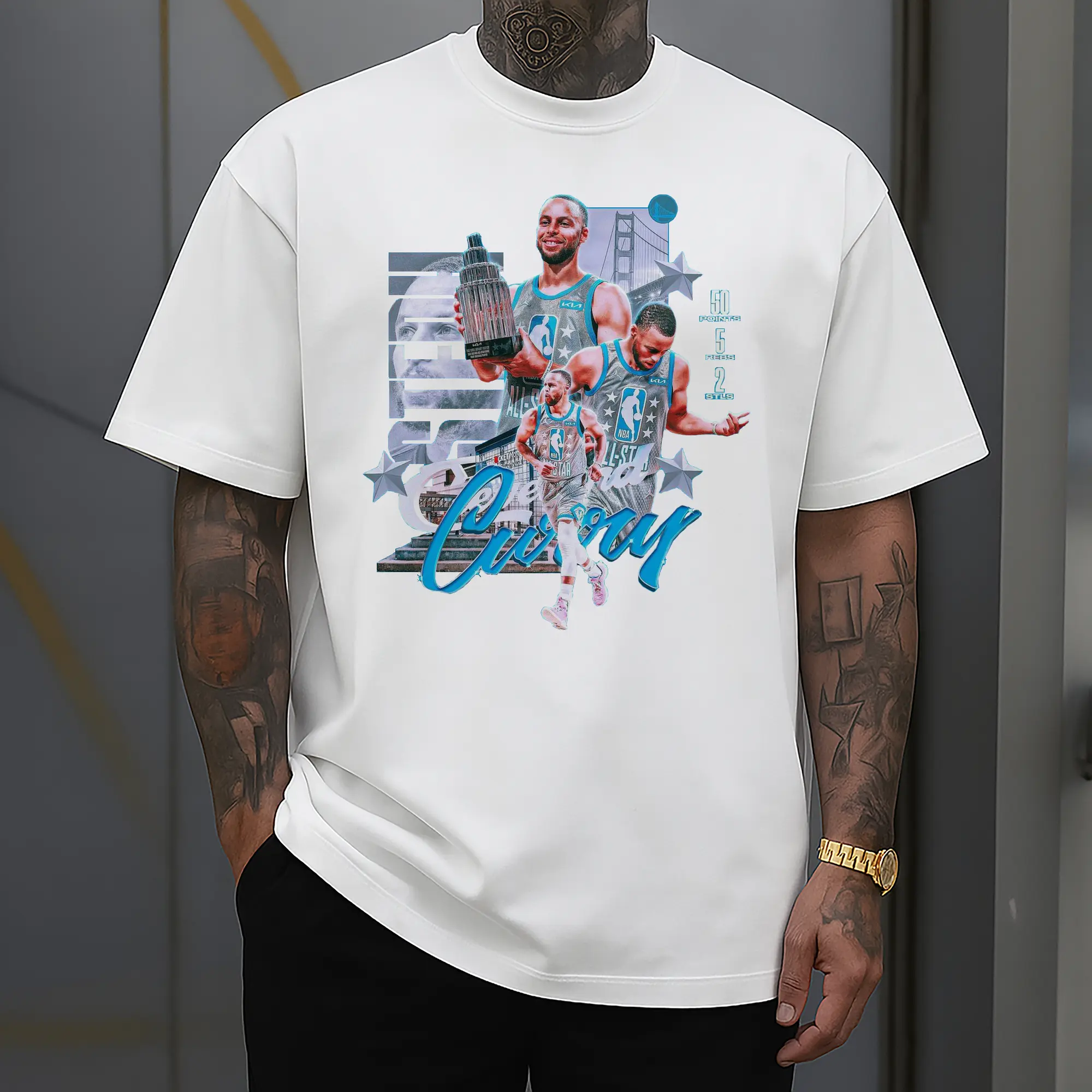 Stephen Curry 50-Point All-Star MVP Shirt
