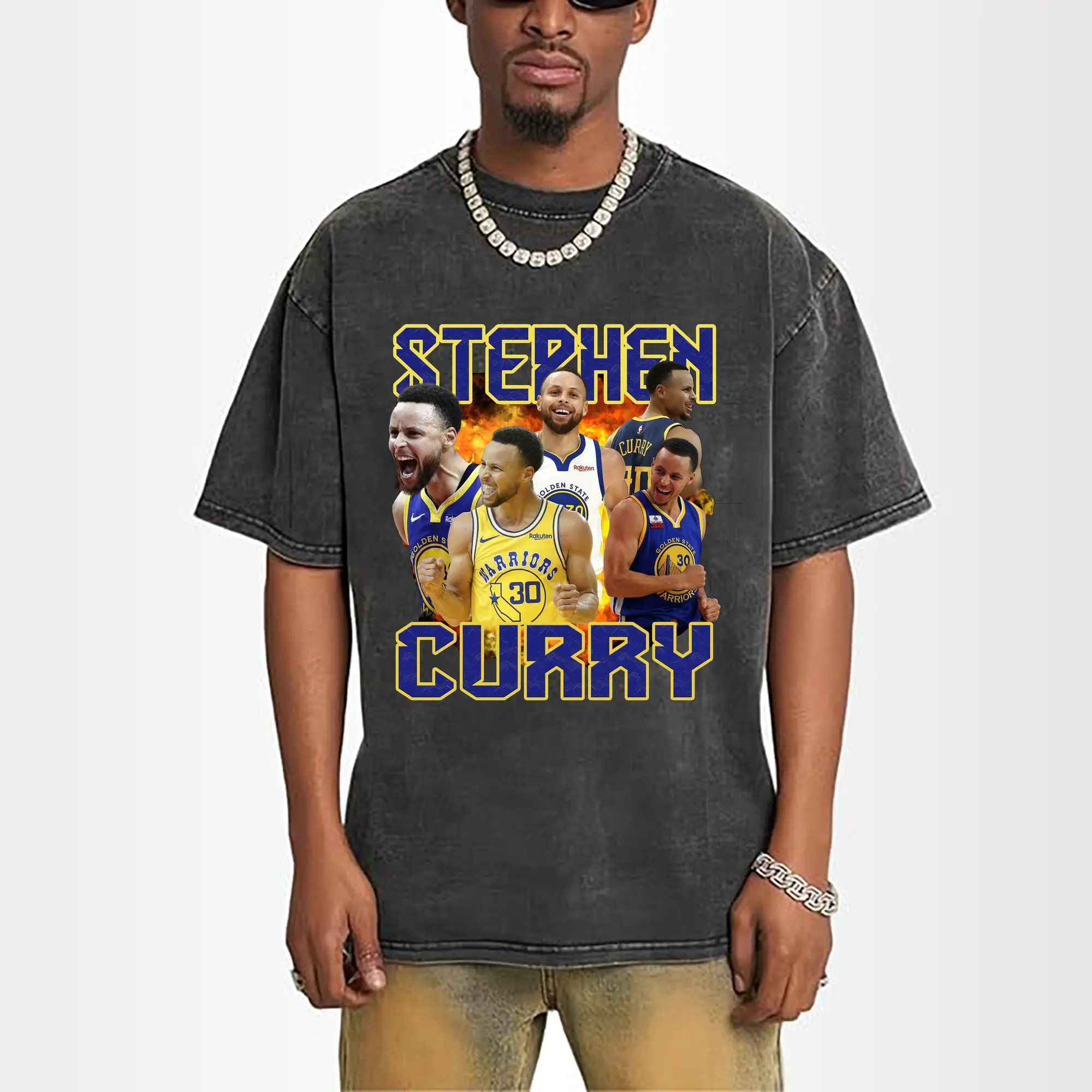 Stephen Curry Warrior Fire Shirt