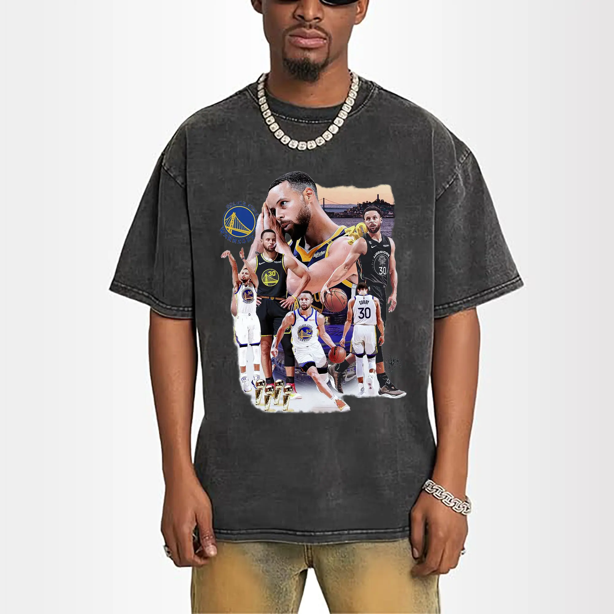 Stephen Curry 4×Championship Journey Shirt