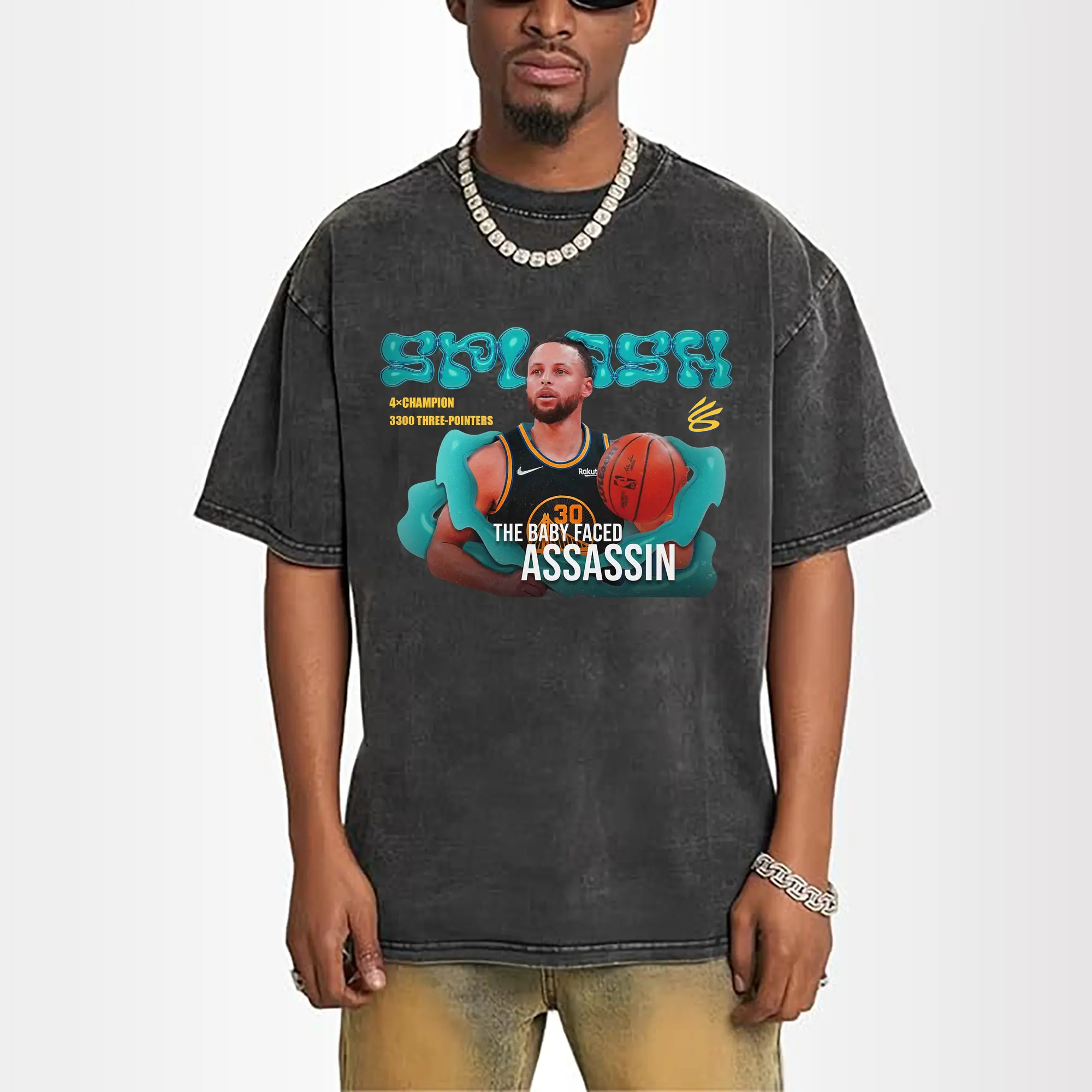 Stephen Curry Art “The Baby Faced assassin” logo Shirt