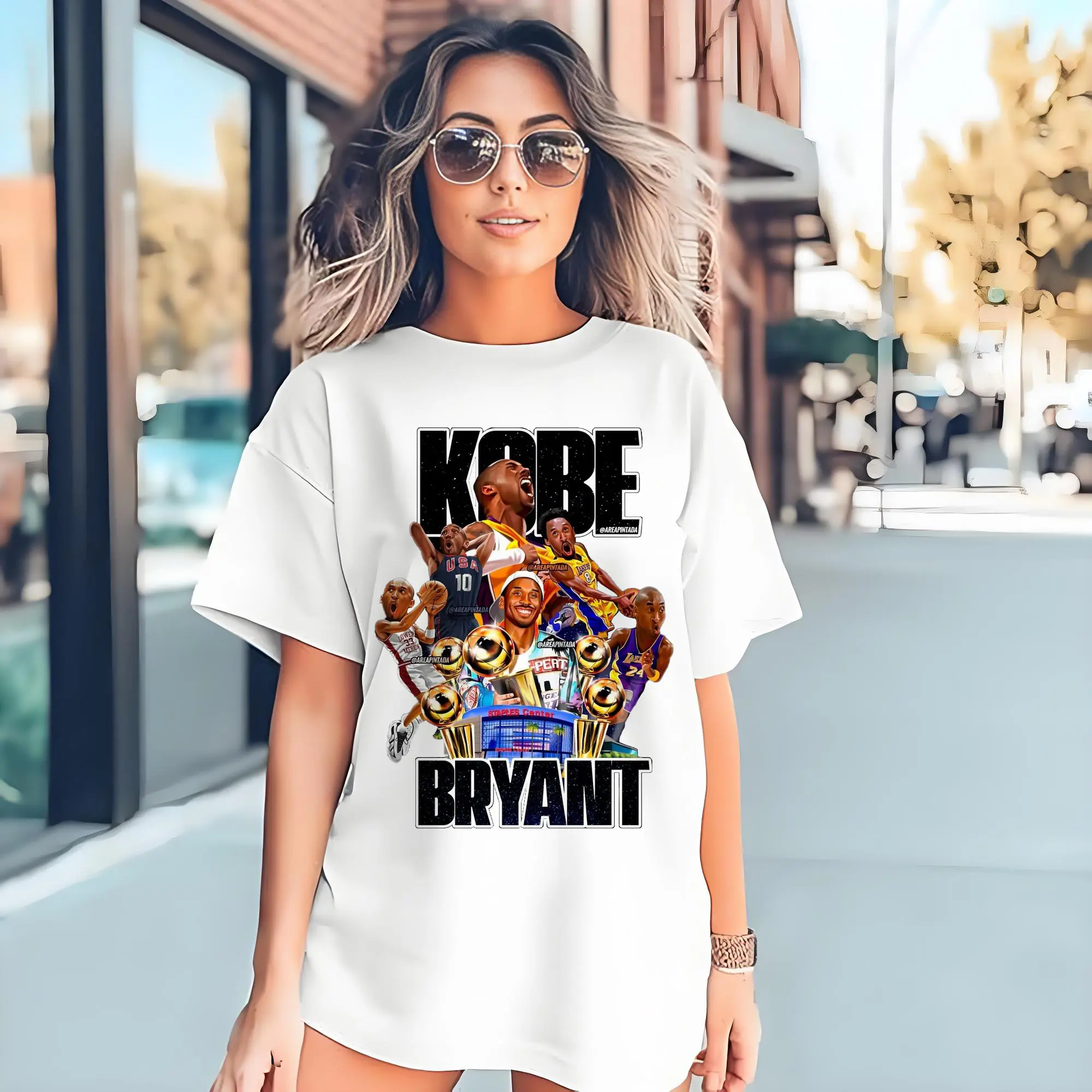 Kobe Bryant's five titles at Crypto.com Arena Shirt
