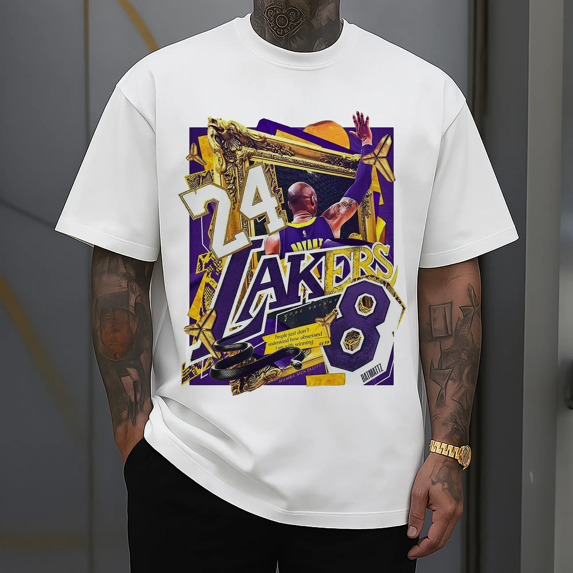 Kobe Bryant Lakers 24 & 8 Mamba Mentality Shirt