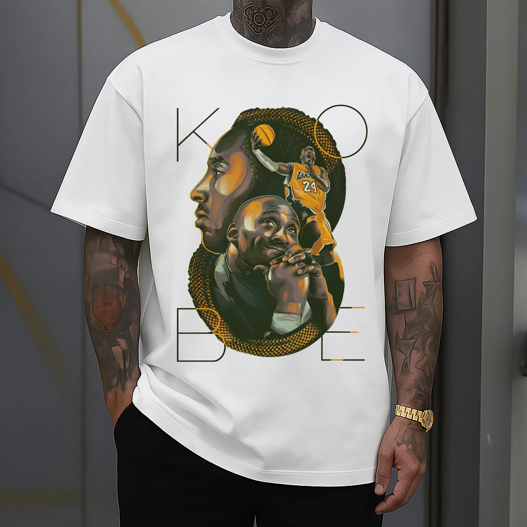 Kobe Bryant “Mamba Mentality” Tribute Shirt