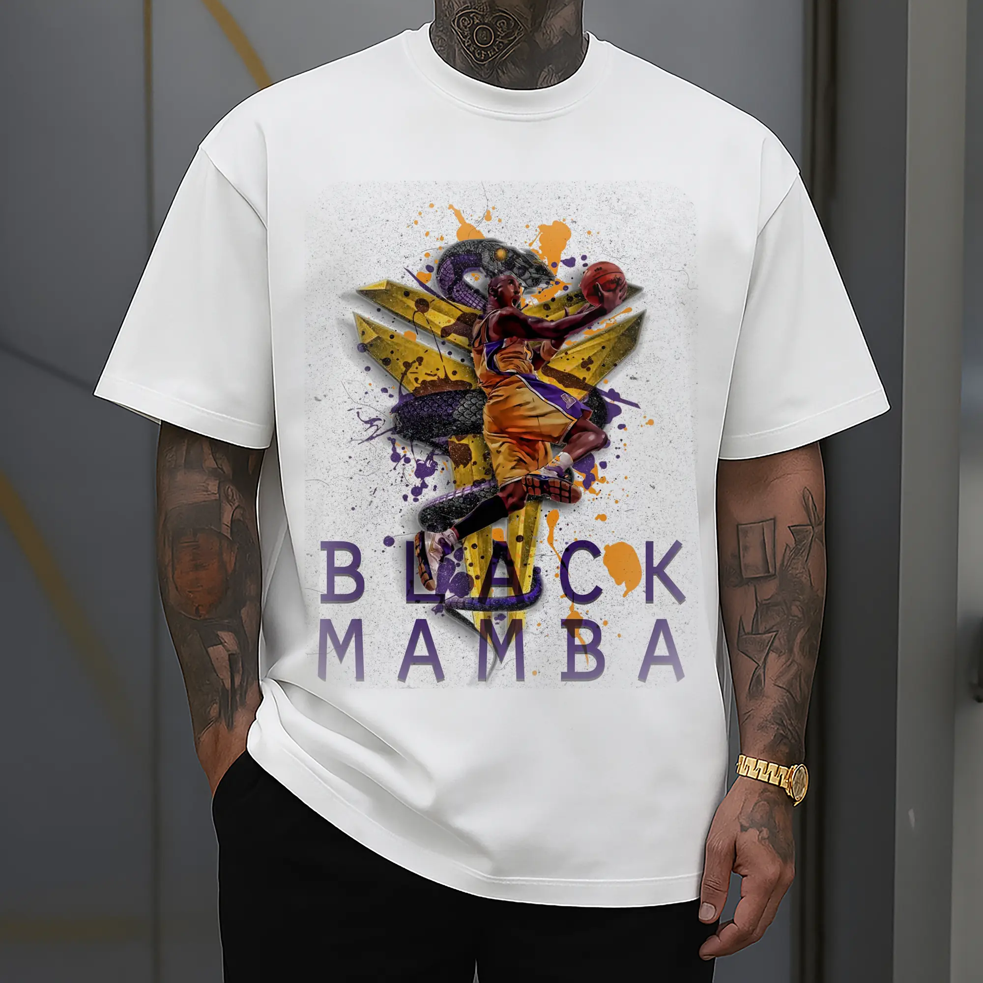 Black Mamba Logo Kobe Bryant Shirt