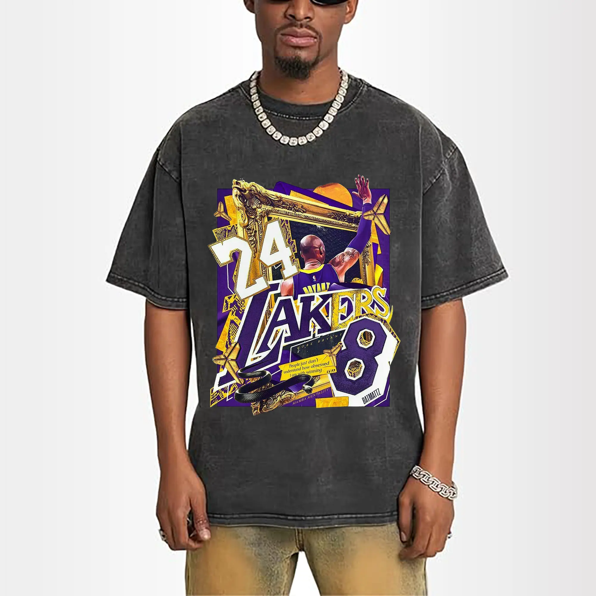 Kobe Bryant Lakers 24 & 8 Mamba Mentality Shirt