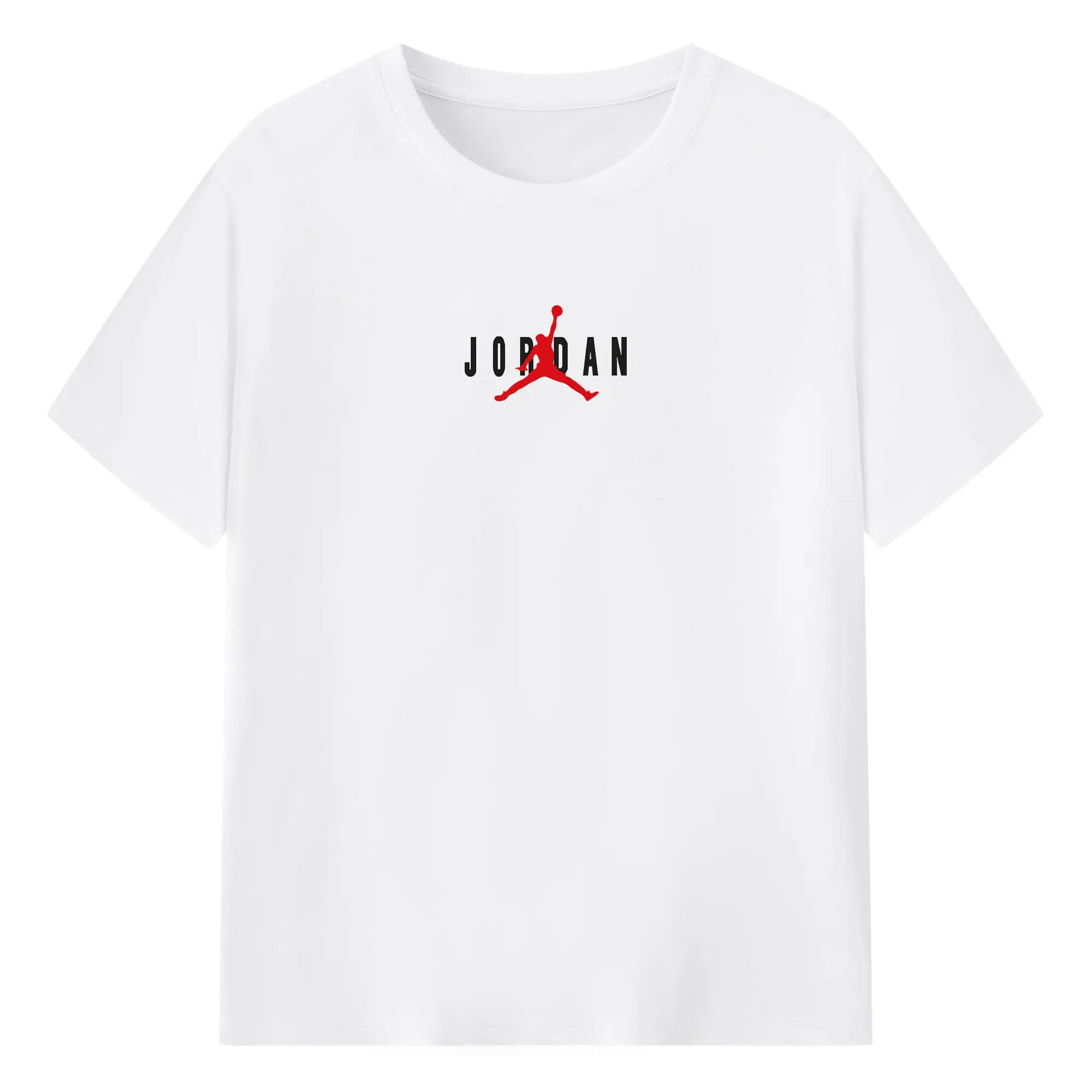 Michael Jordan's Bulls personal logo - 180g Cotton T-Shirt With Front Heat Transfer Print – Soft, Lightweight, Fitted Design – Comfortable Casual Wear For Sports & Everyday Use