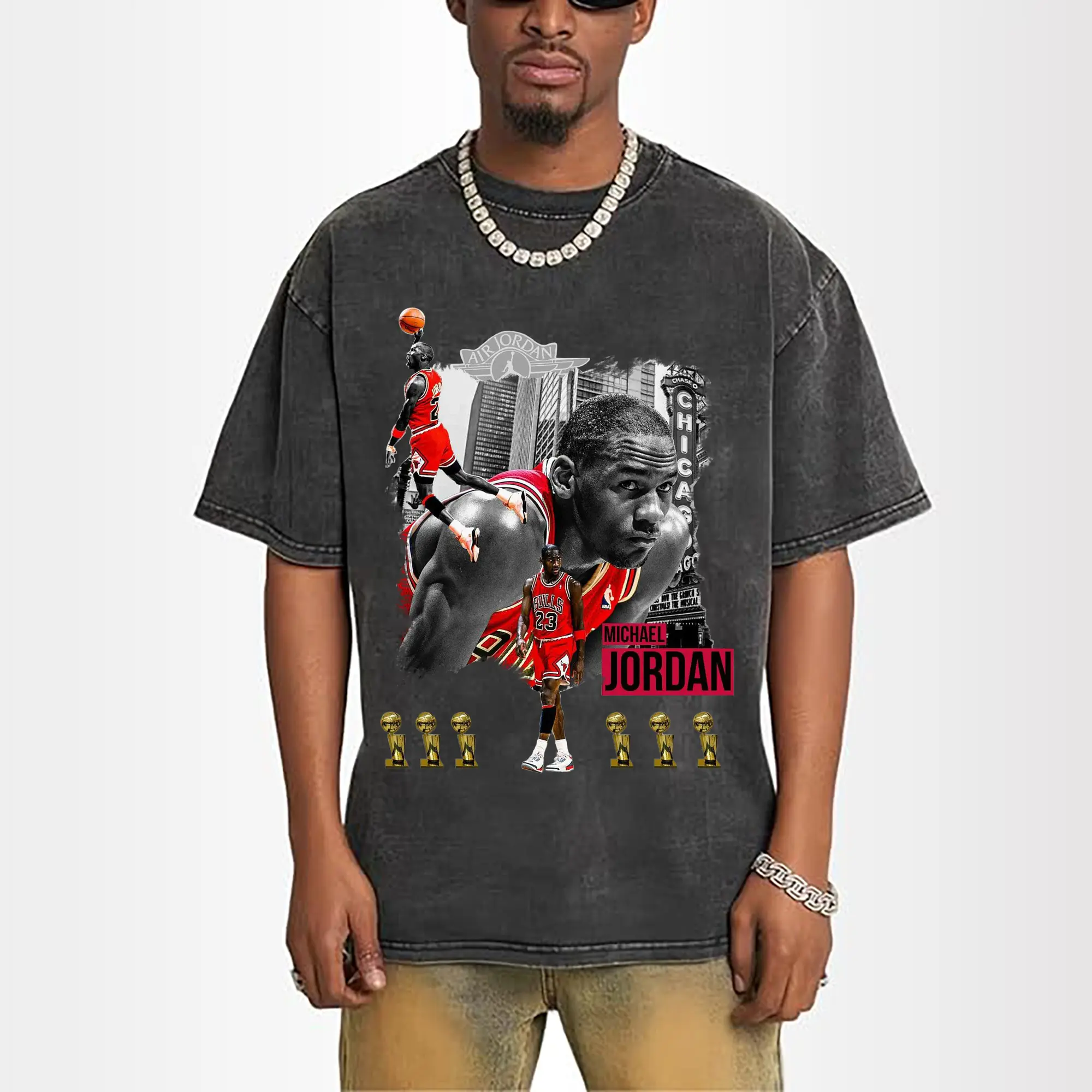 Michael Jordan 6x NBA Champion Shirt