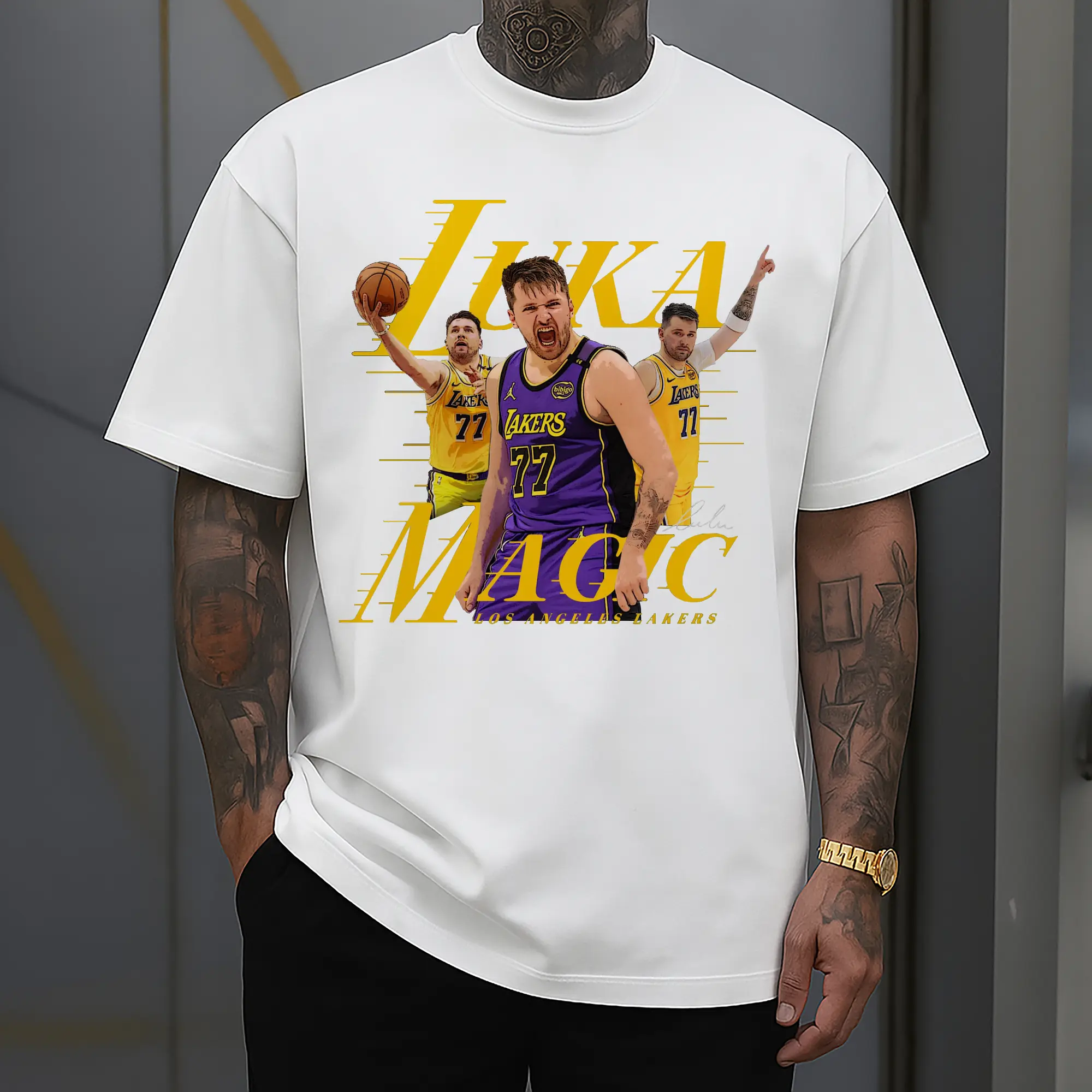 Luka Magic 77 Lakers Jersey Shirt