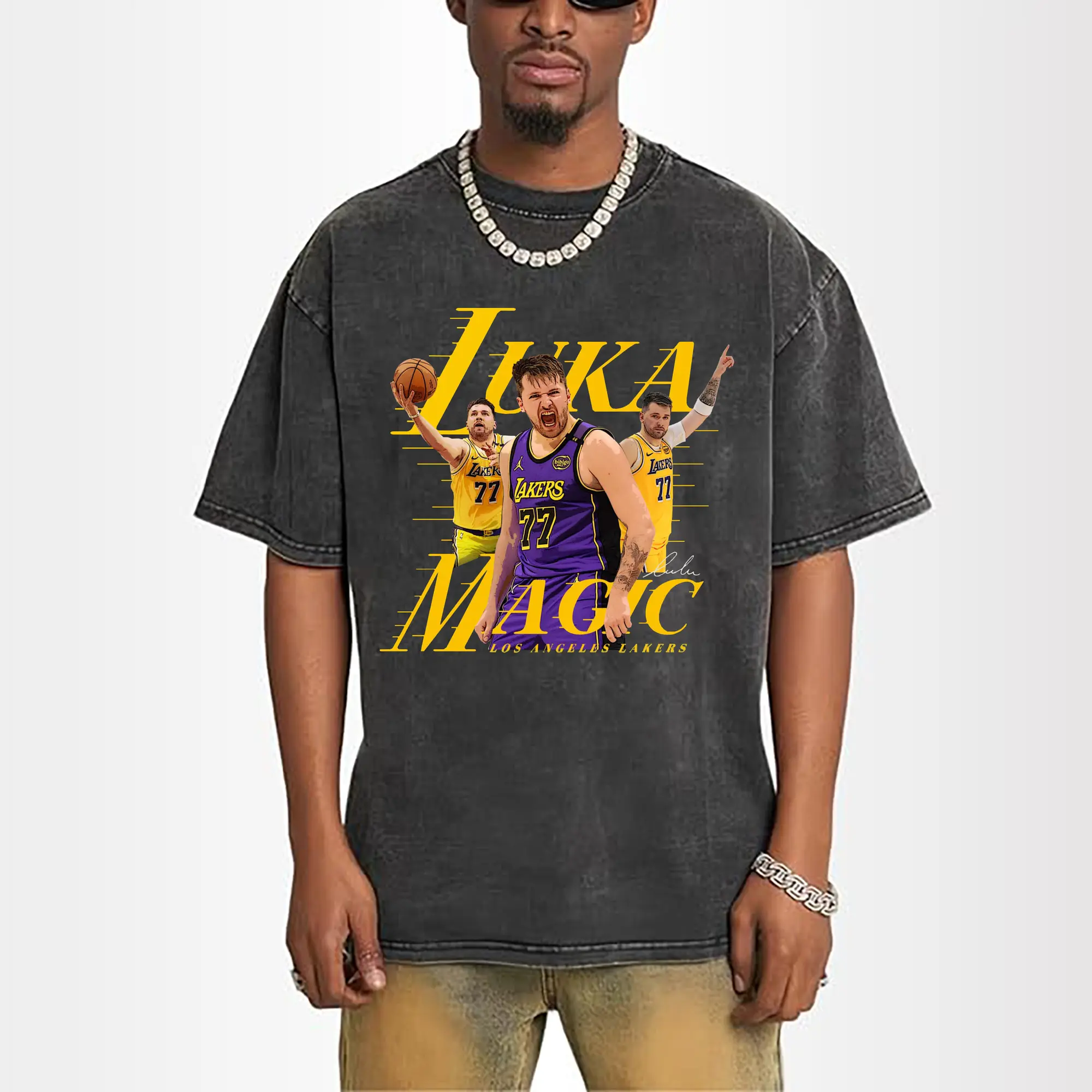 Luka Magic 77 Lakers Jersey Shirt
