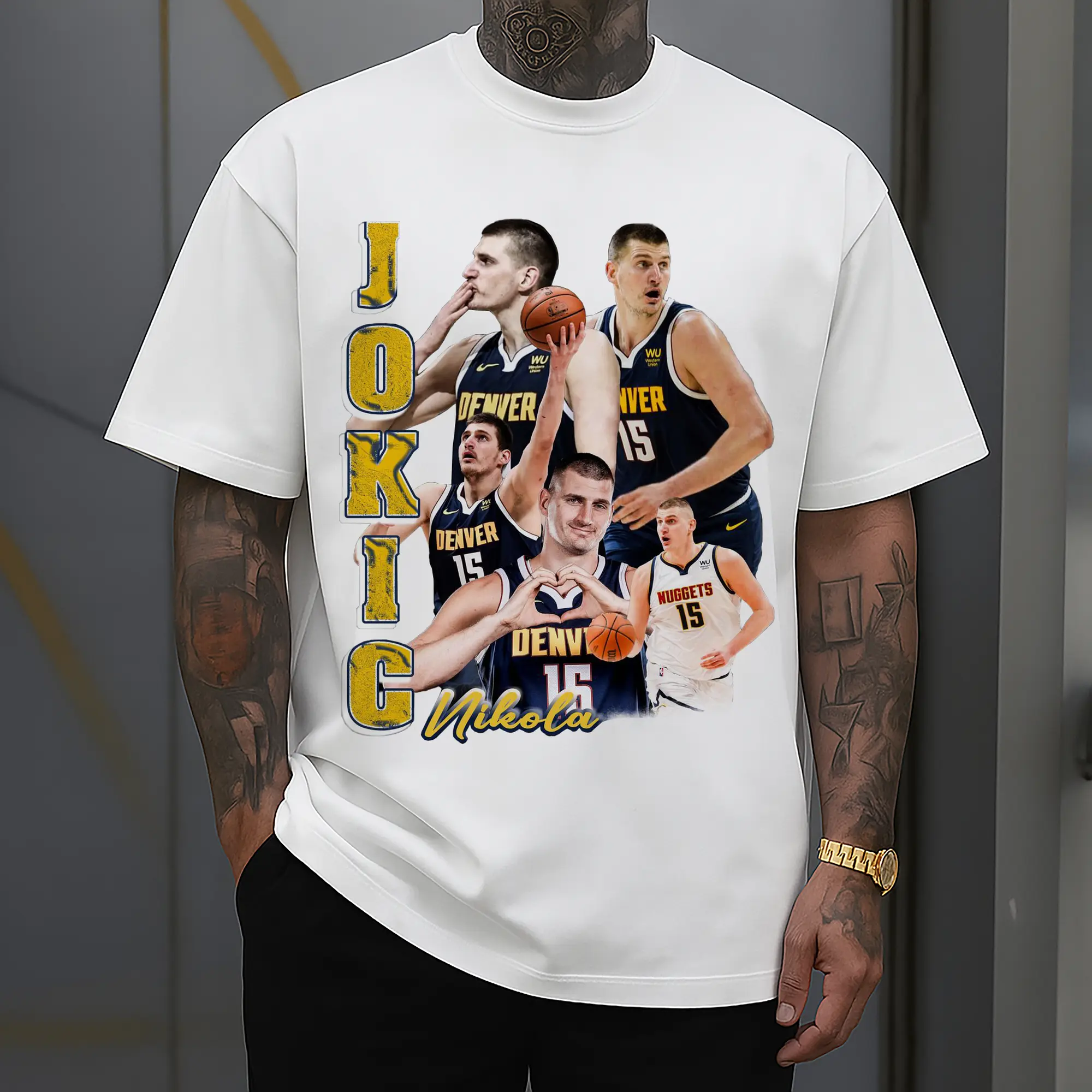 Nikola Jokić “Heart Hands” Tribute Shirt