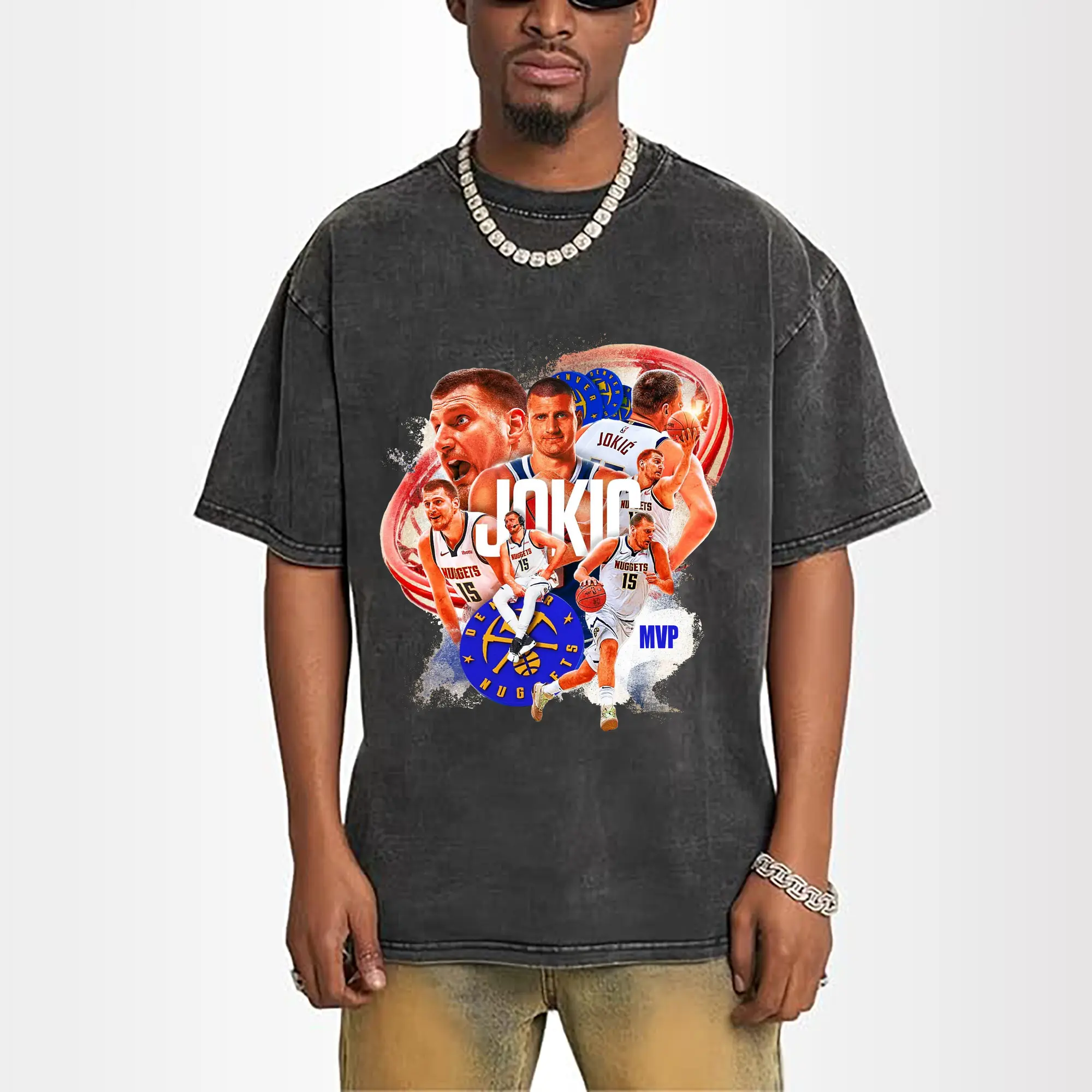 Nikola Jokić Denver Nuggets MVP Collage Shirt