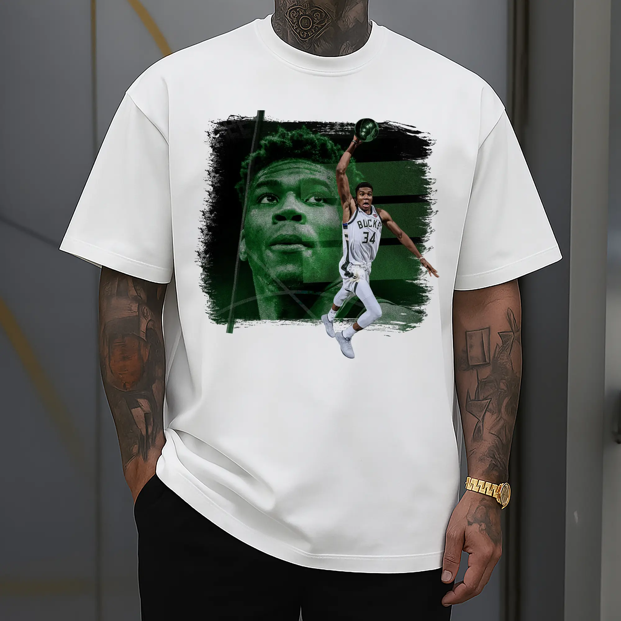 Giannis Antetokounmpo's slam dunk