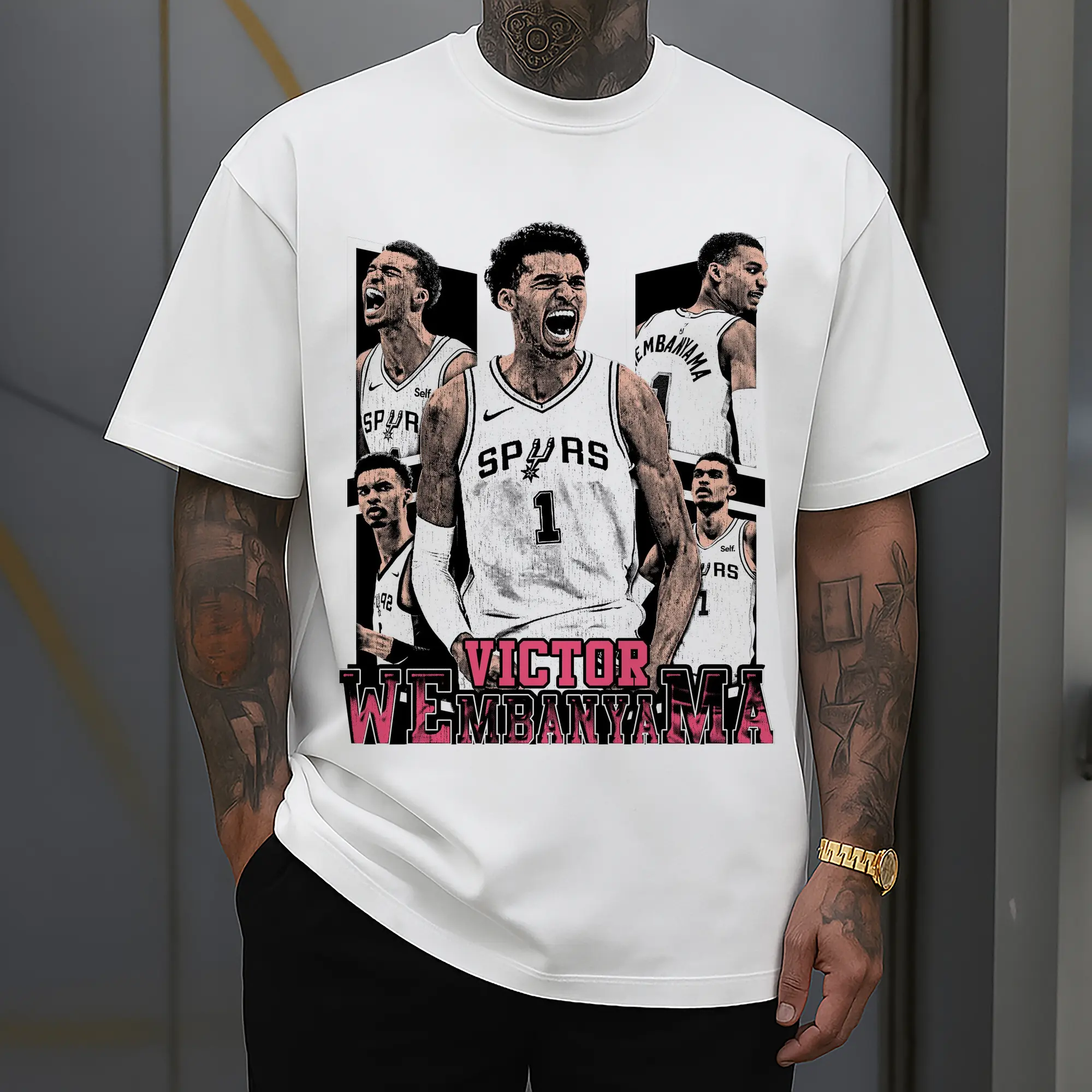 Victor Wembanyama “Roar Mode” Graphic Shirt