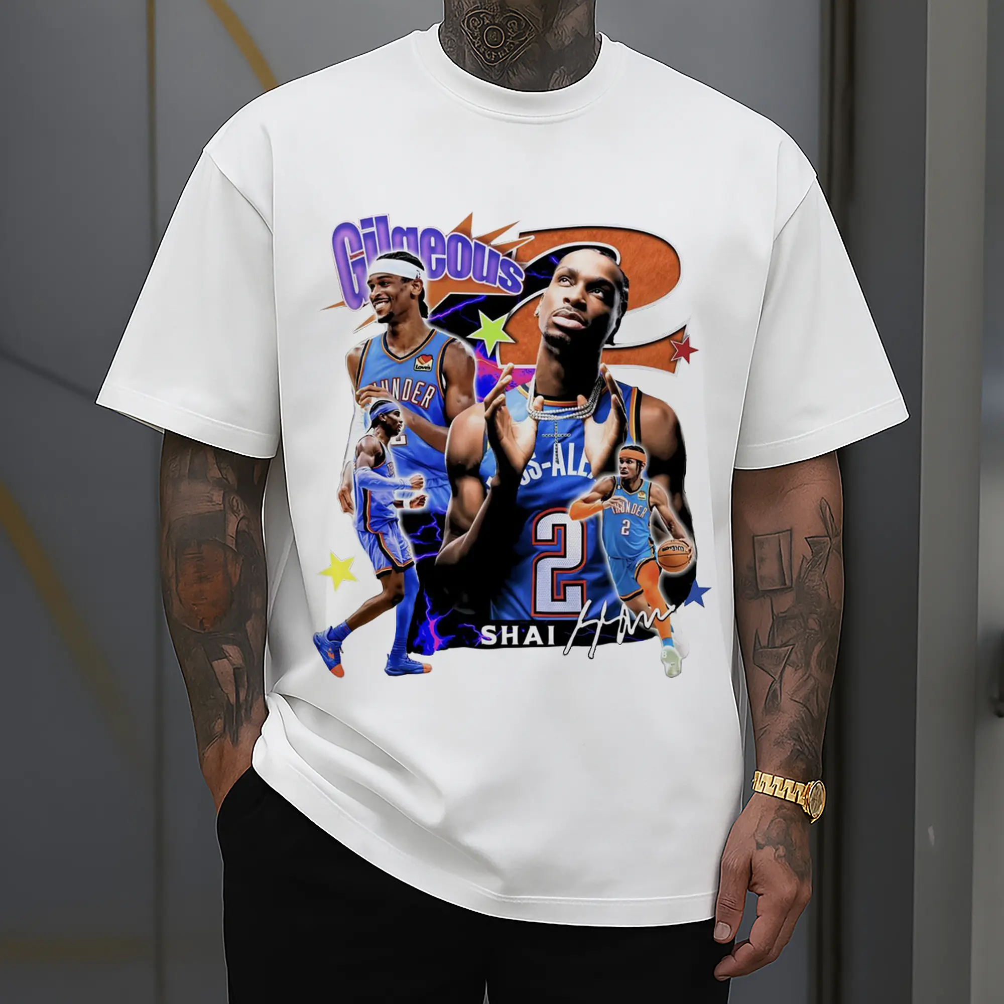 SGA Thunder #2 Player  Streetstyle Shirt