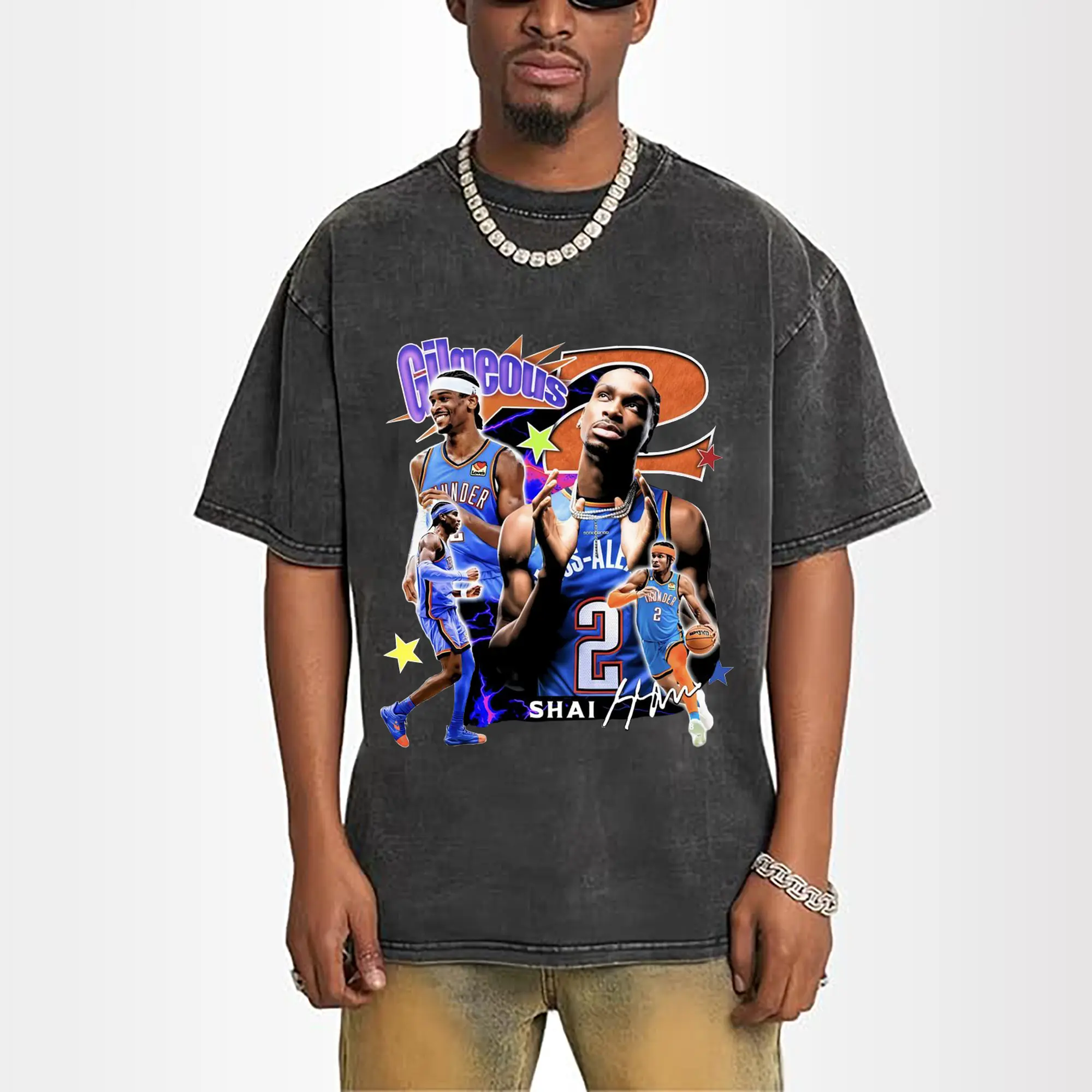 SGA Thunder #2 Player  Streetstyle Shirt