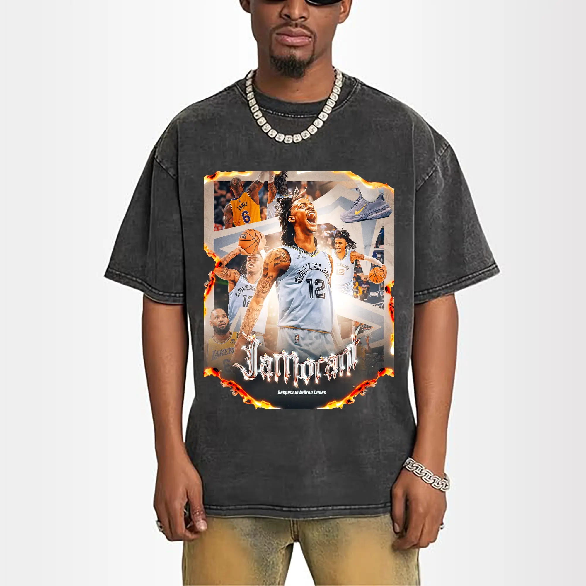 Ja Morant Respect to LeBron James Limited Edition Shirt