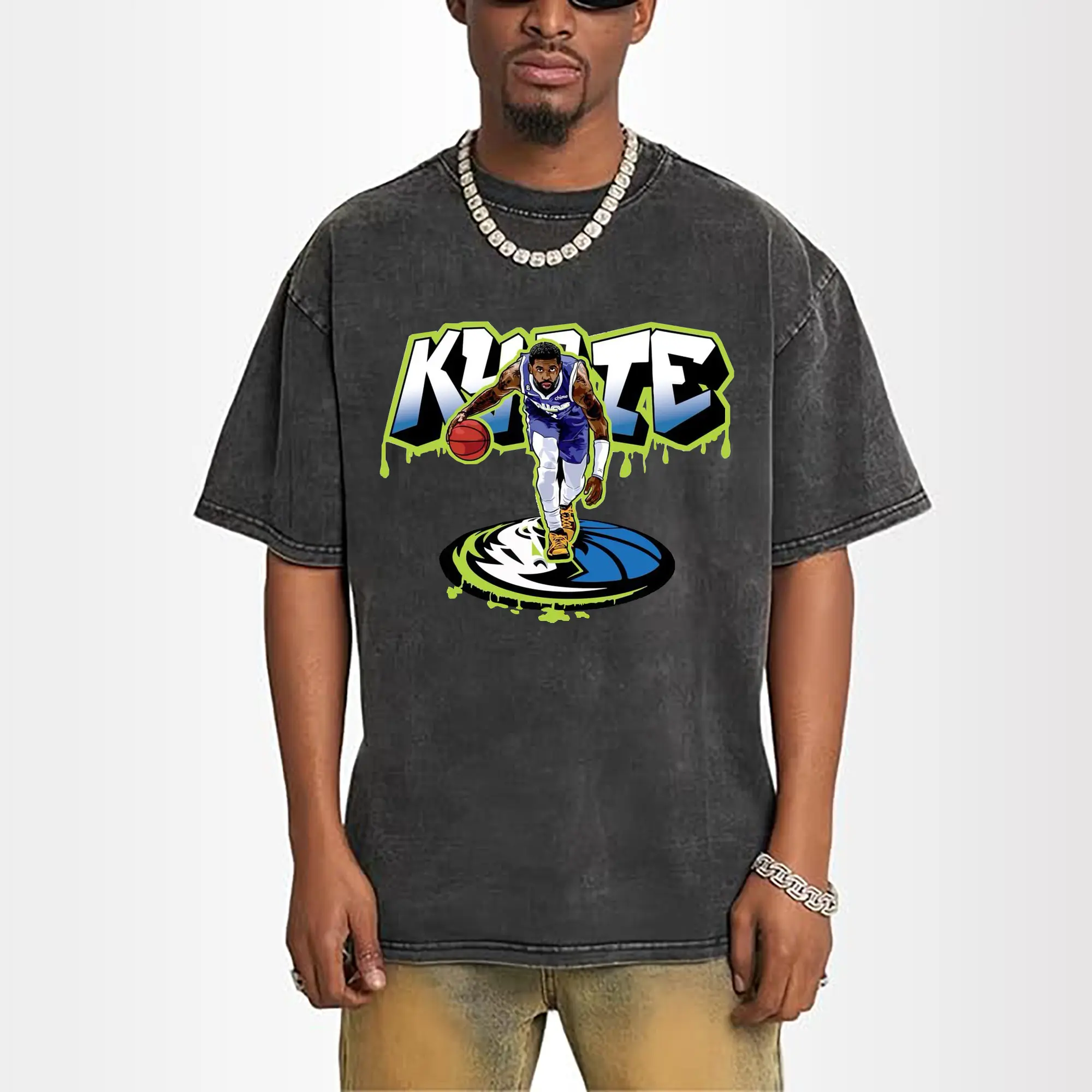 Kyrie Irving Dallas Mavericks Graffiti Shirt