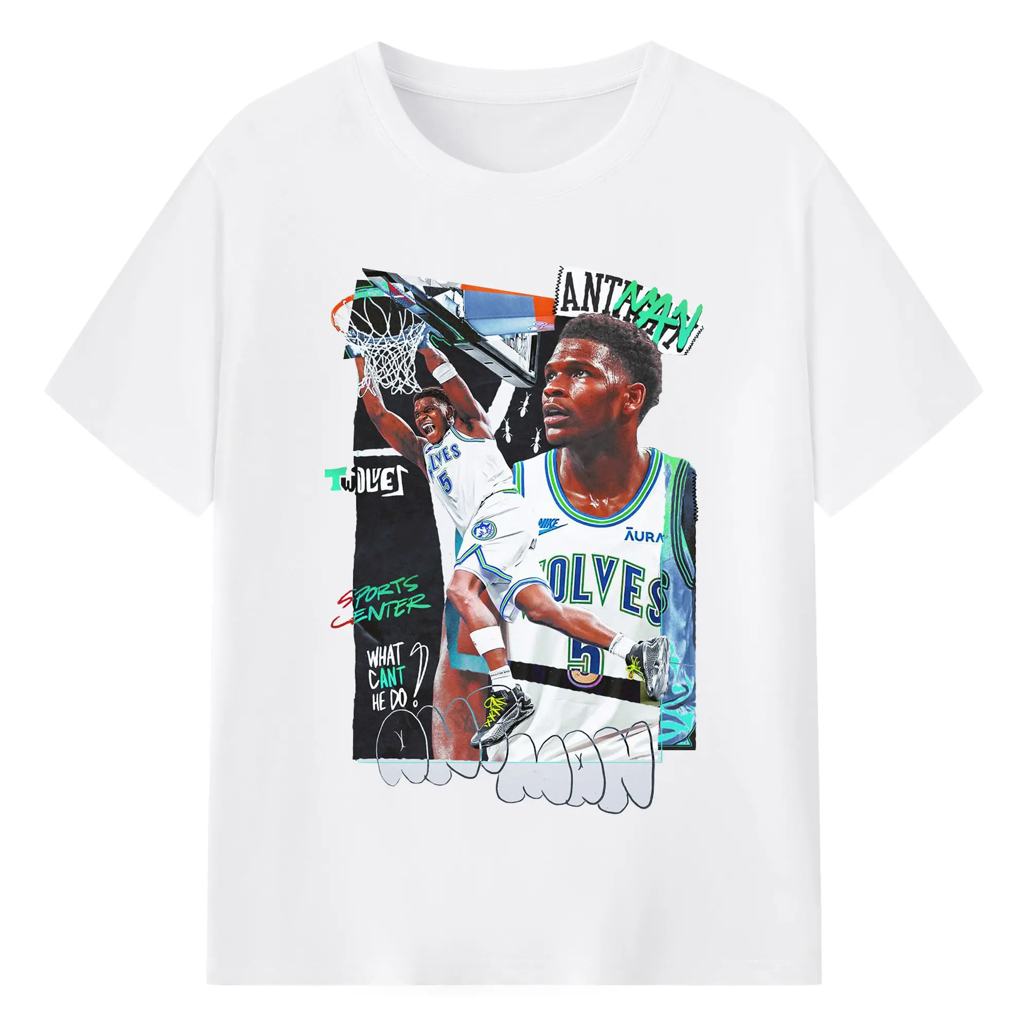 What Can’t He Do? Ant-Man Wolves Graphic Shirt - 180g Cotton T-Shirt With Front Heat Transfer Print – Soft, Lightweight, Fitted Design – Comfortable Casual Wear For Sports & Everyday Use