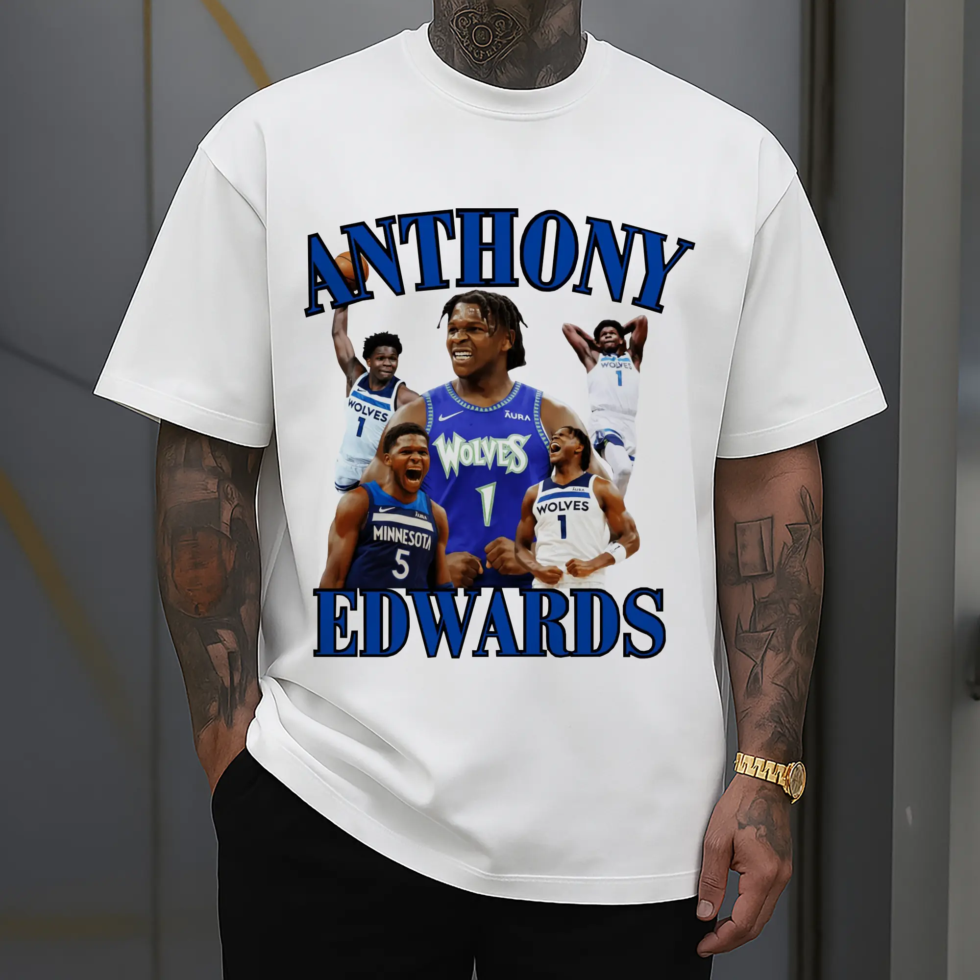 Anthony Edwards Wolves Legacy Shirt– Minnesota #1