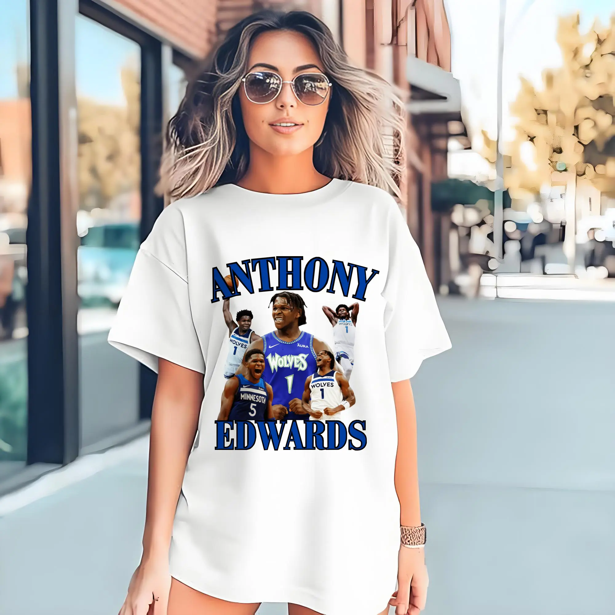 Anthony Edwards Wolves Legacy Shirt– Minnesota #1