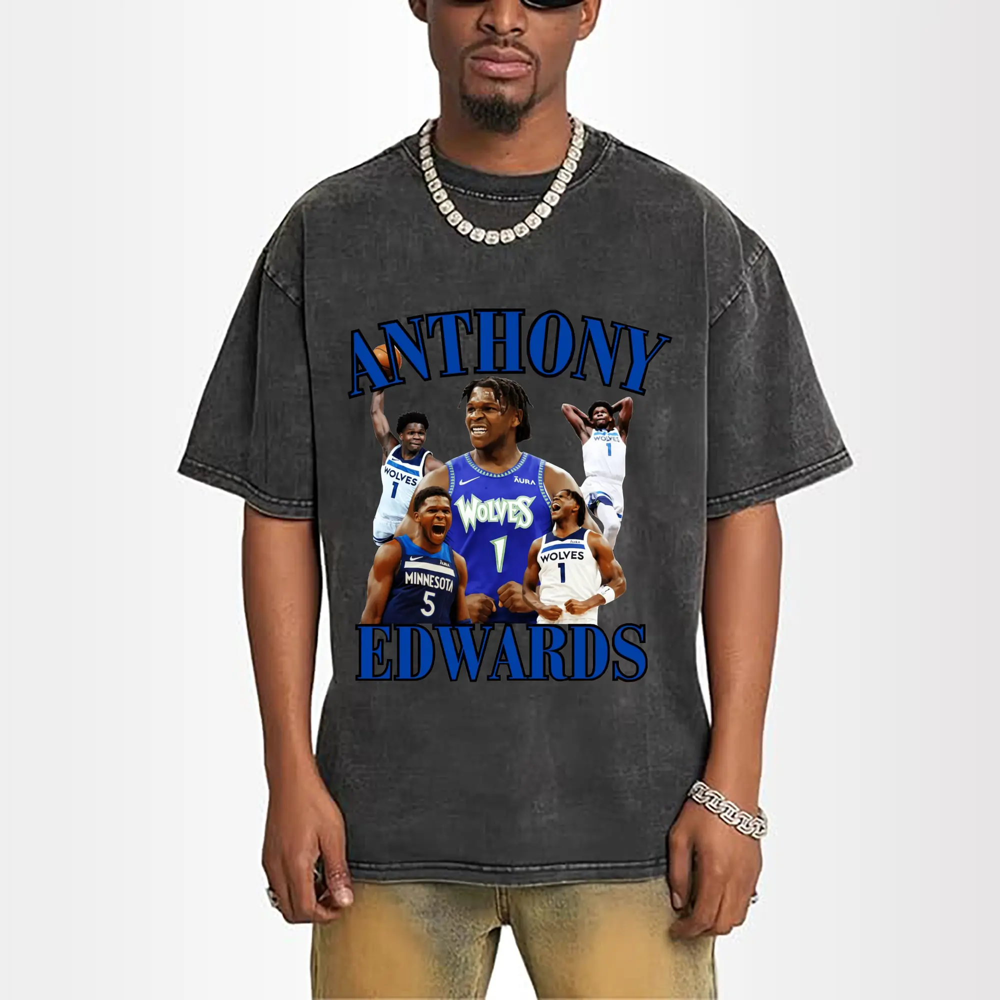 Anthony Edwards Wolves Legacy Shirt– Minnesota #1