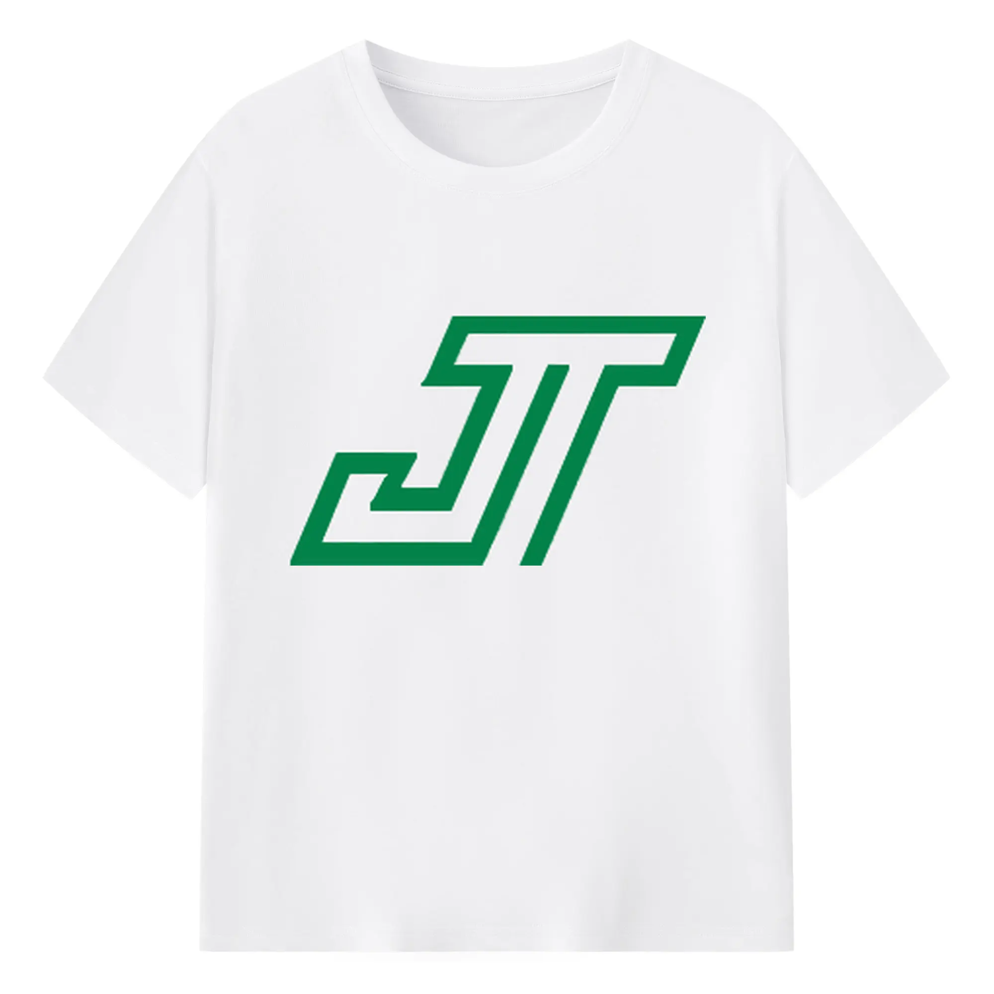 Jayson Tatum Celtics personal logo - 180g Cotton T-Shirt With Front Heat Transfer Print – Soft, Lightweight, Fitted Design – Comfortable Casual Wear For Sports & Everyday Use