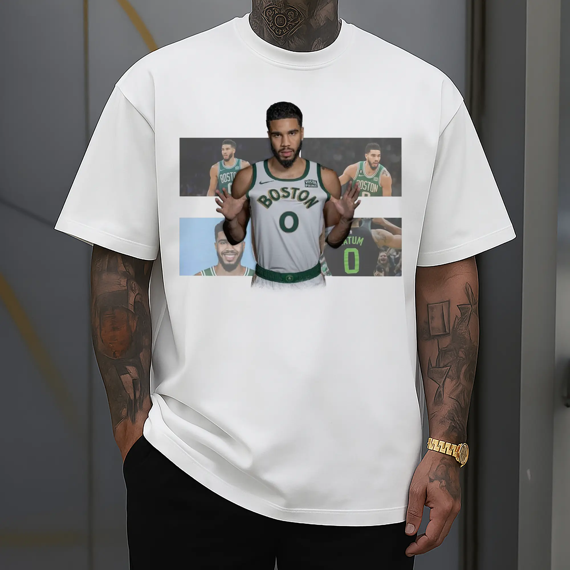Tatum Signature Graphic Shirt for Celtics Nation