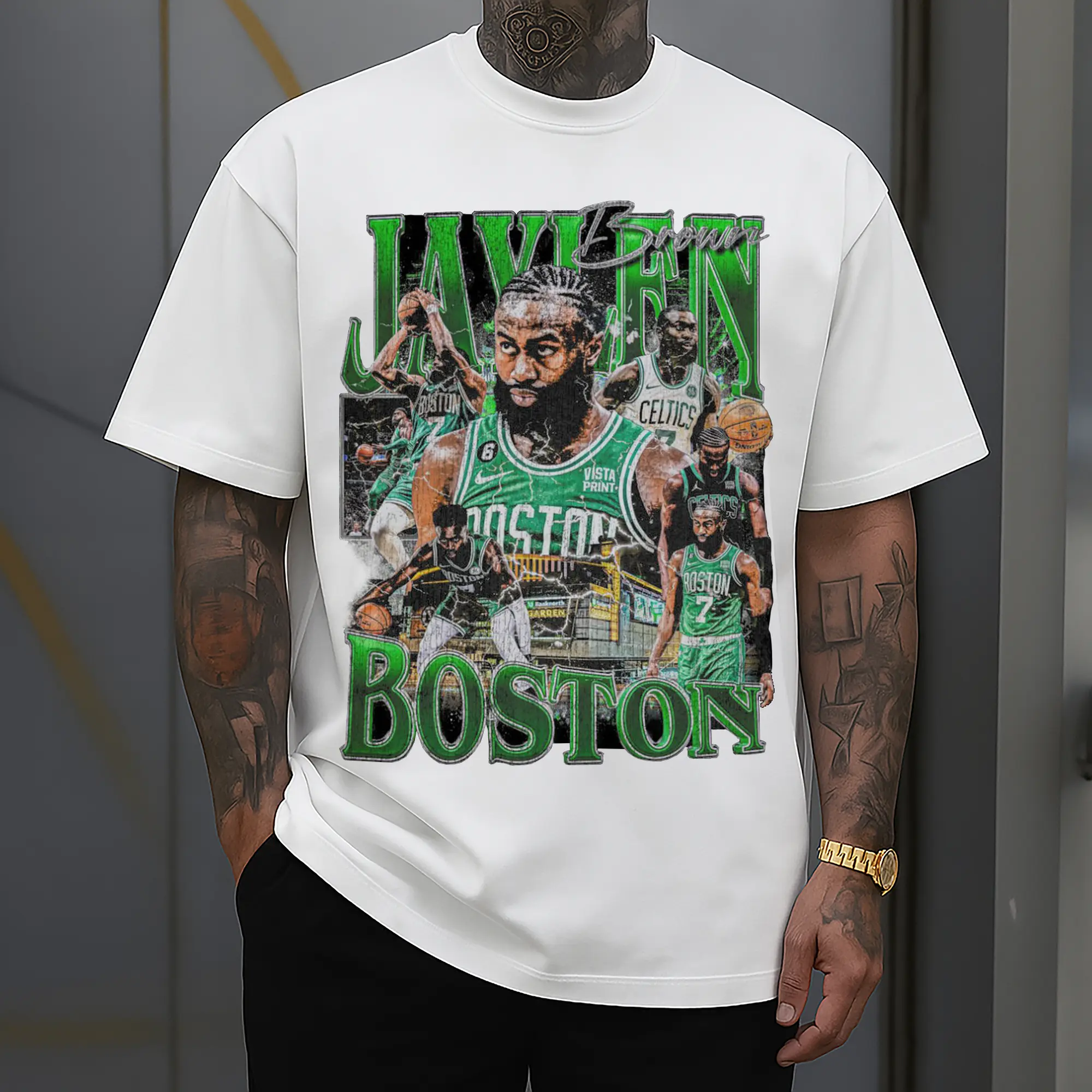 “TD Garden Demon” Jaylen Brown Vintage Shirt