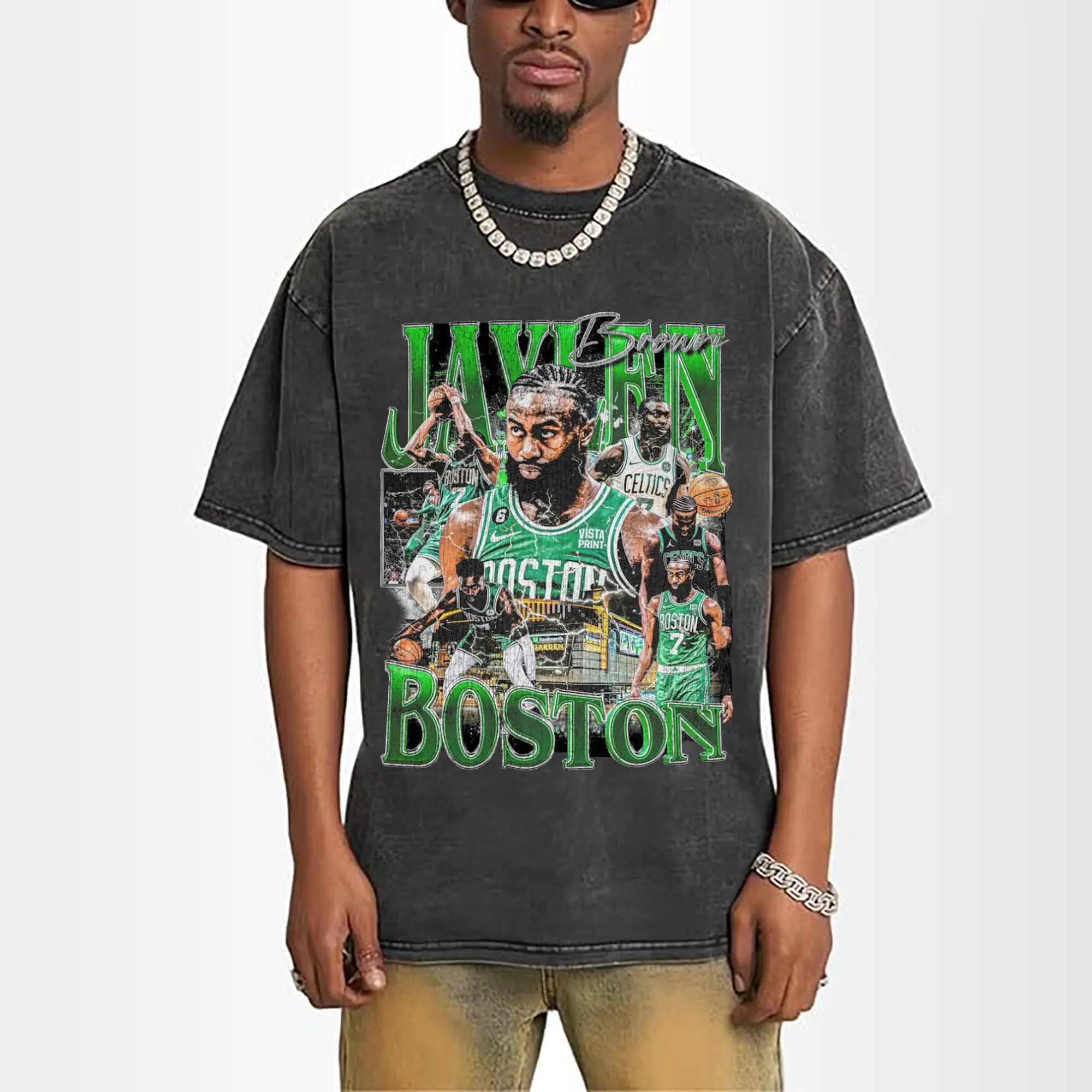 “TD Garden Demon” Jaylen Brown Vintage Shirt