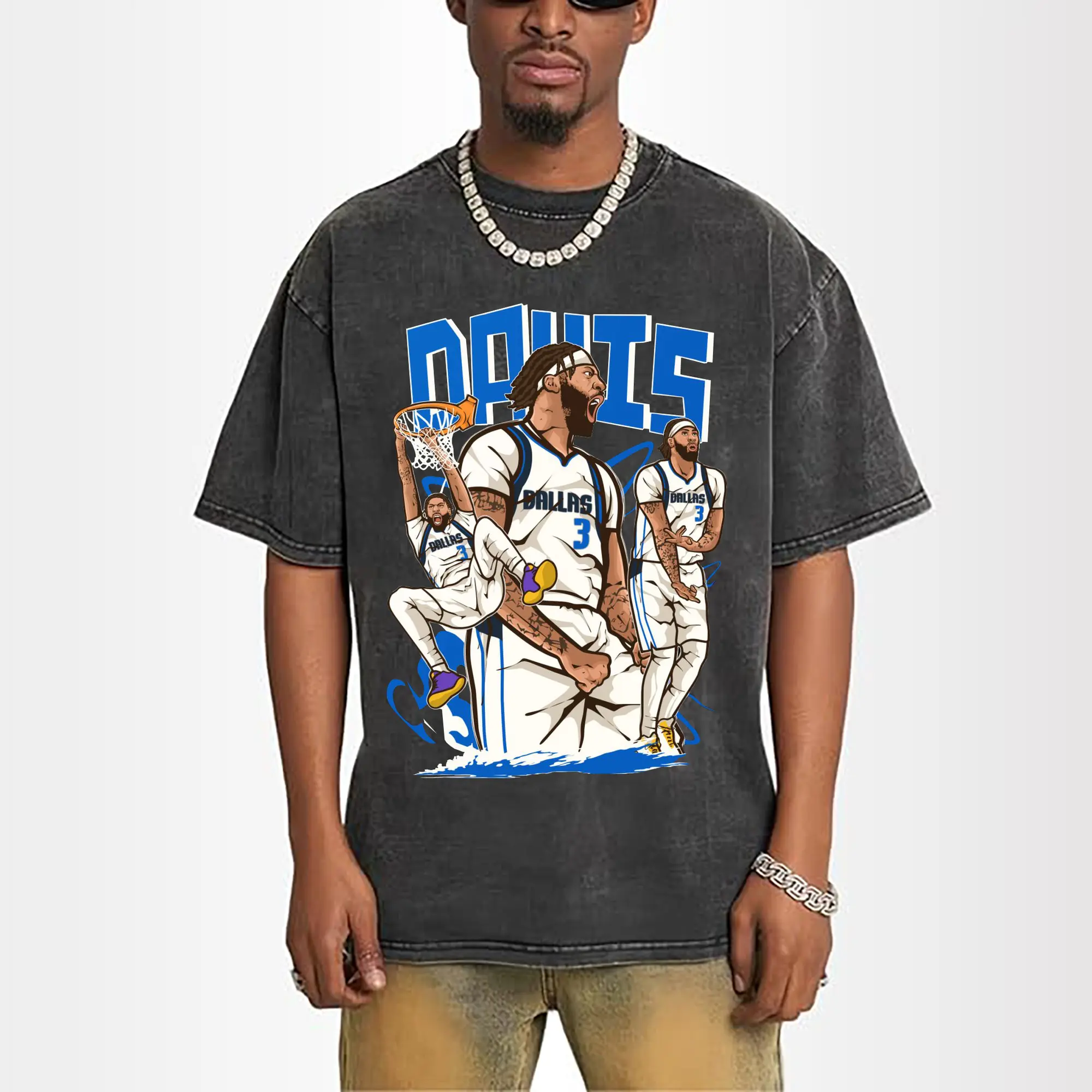 Davis in Dallas #3 Cartoon Slam Art T-Shirt