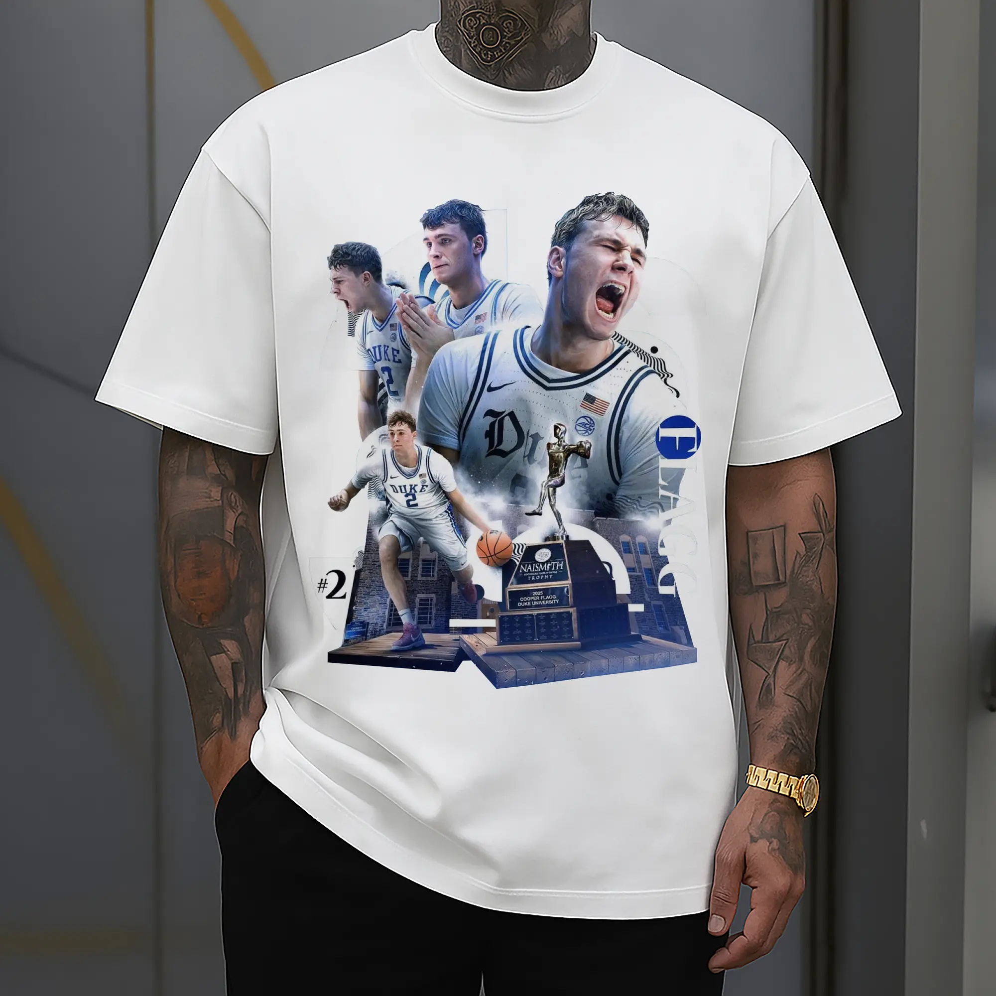 Cooper Flagg NCAA 2025 Player of the Year Shirt