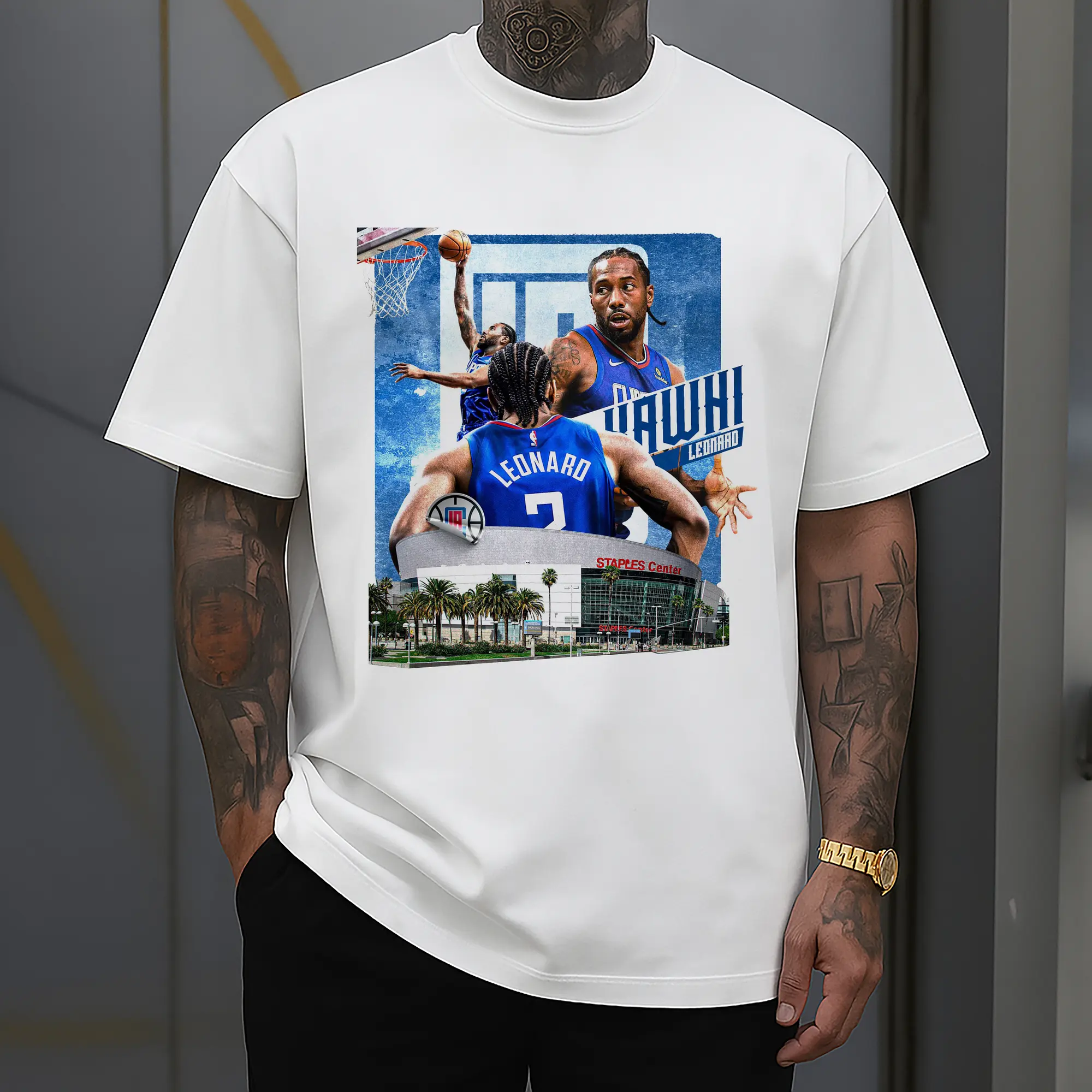Kawhi Leonard LA Clippers Staples Center Vintage Shirt